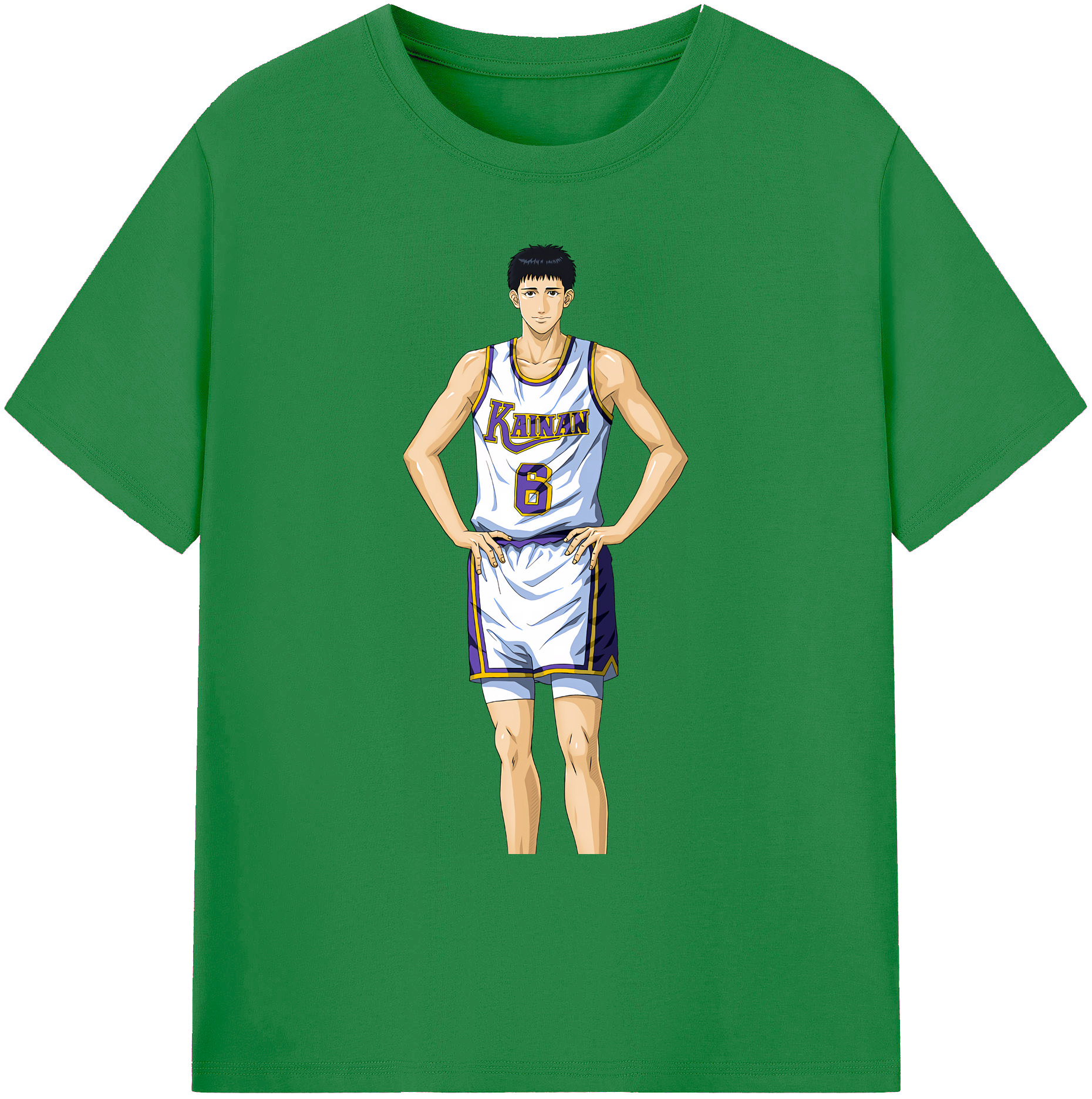（画像用） SLAM DUNK／スラムダンク 綿100％ メンズ半袖Tシャツ｜肌触りやわらか＆通気性