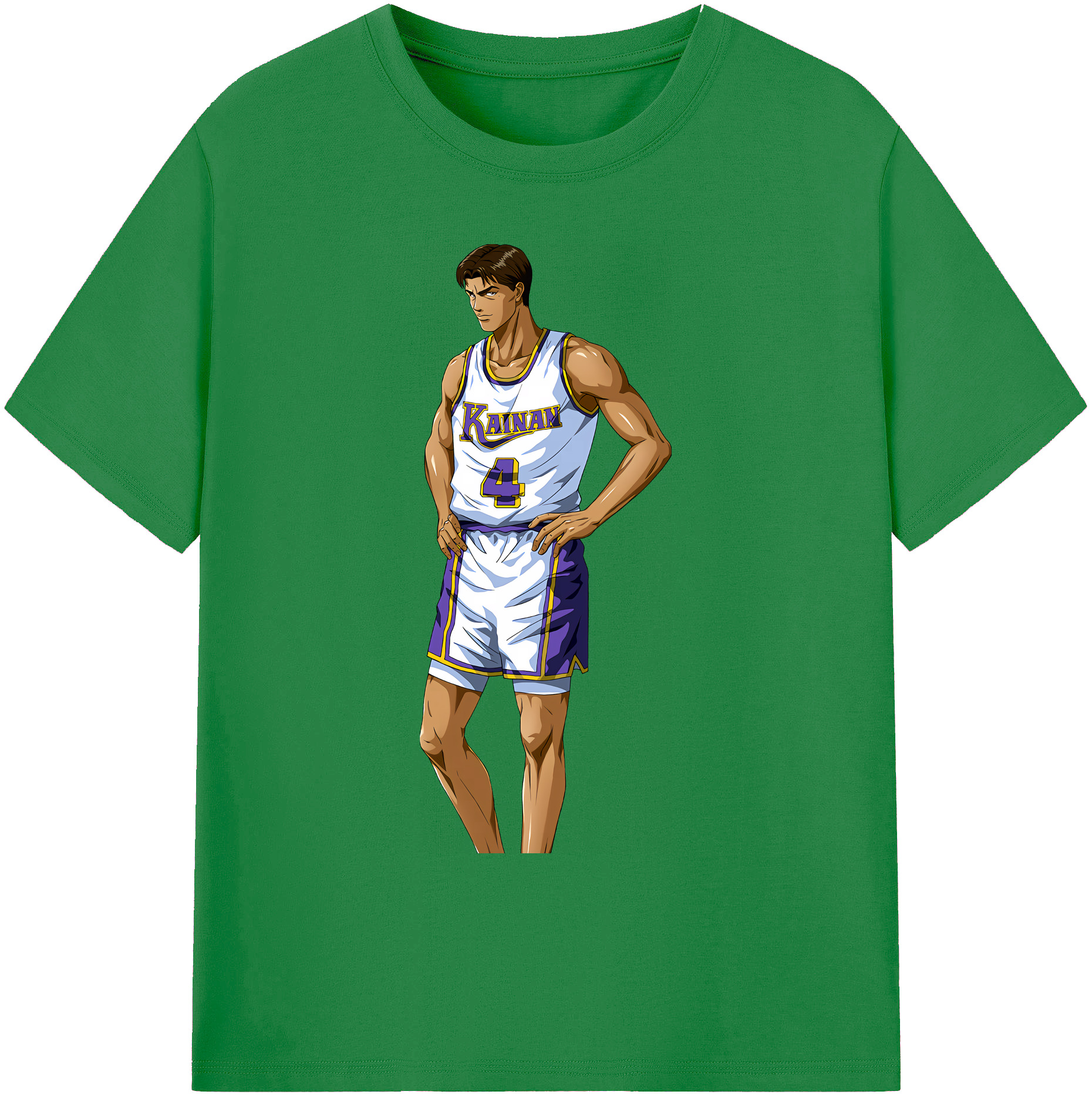 （画像用） SLAM DUNK／スラムダンク 綿100％ メンズ半袖Tシャツ｜肌触りやわらか＆通気性
