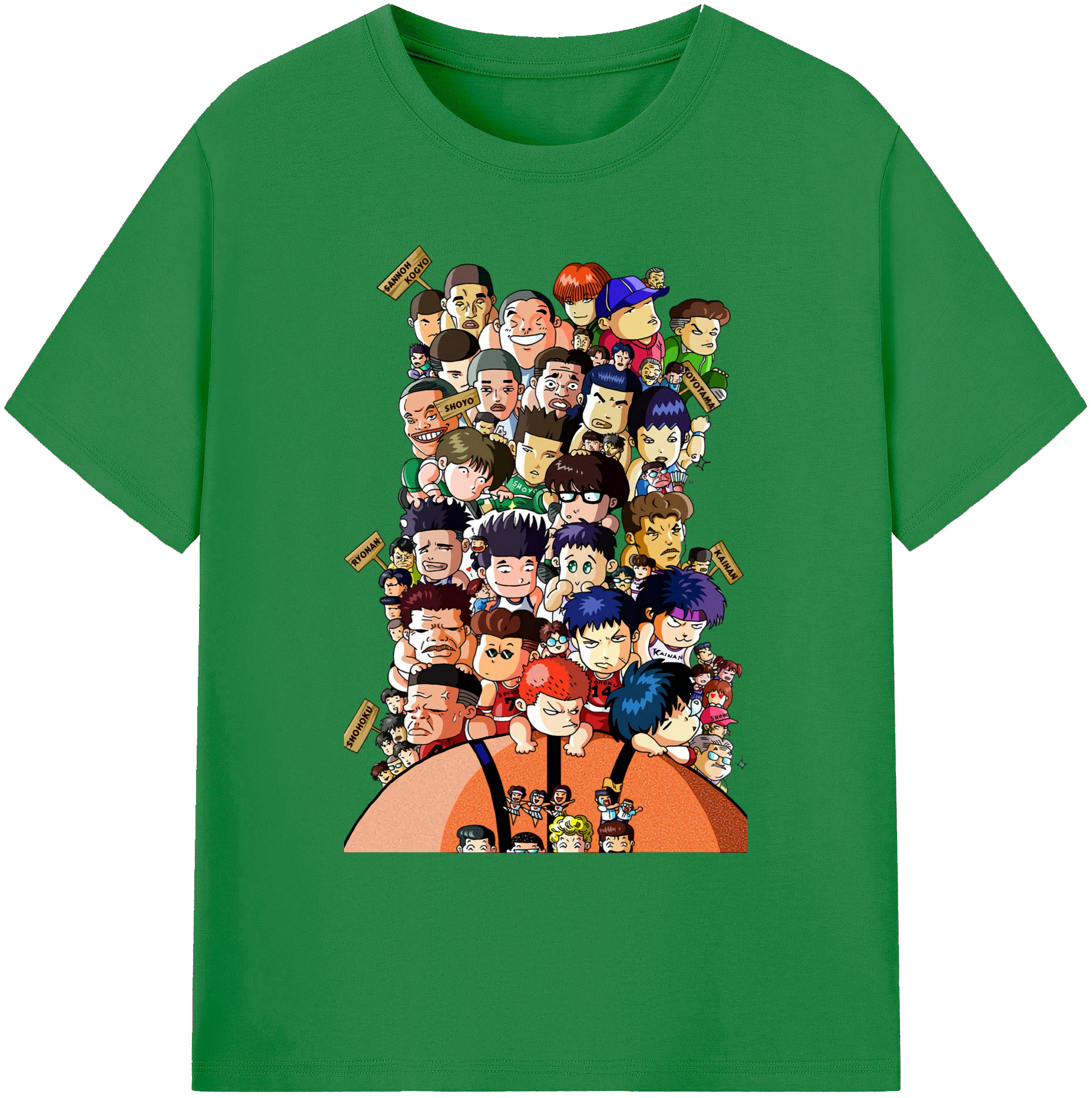 （画像用） SLAM DUNK／スラムダンク 綿100％ メンズ半袖Tシャツ｜肌触りやわらか＆通気性