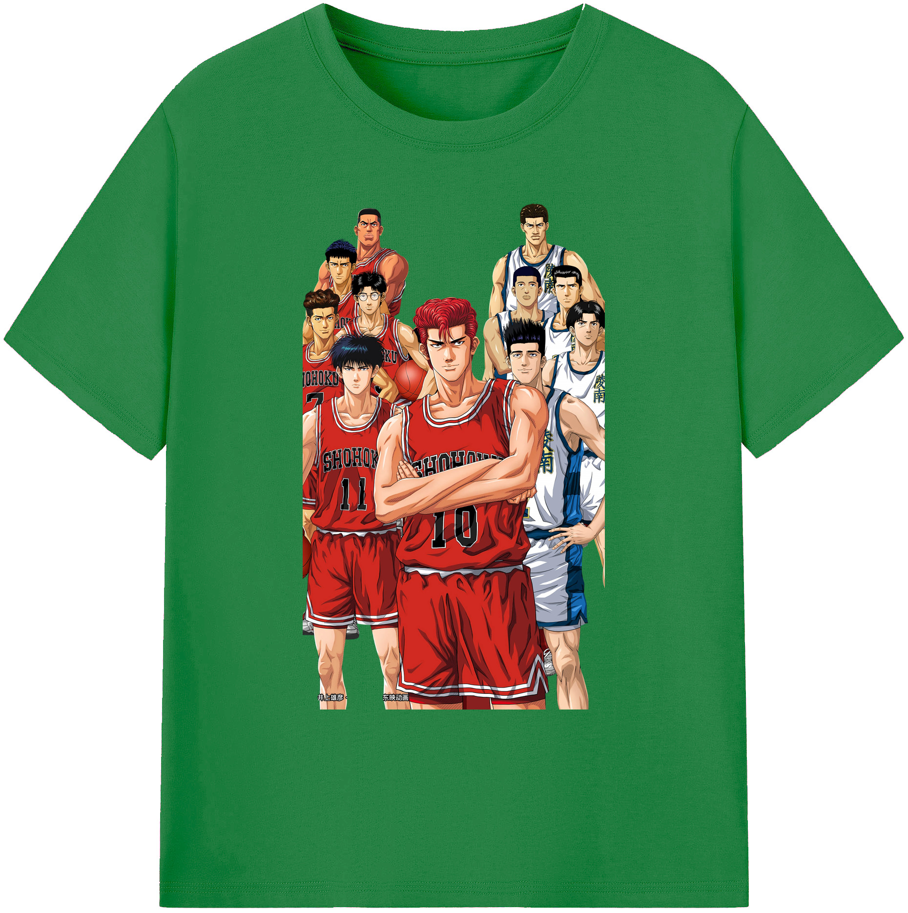 （画像用） SLAM DUNK／スラムダンク 綿100％ メンズ半袖Tシャツ｜肌触りやわらか＆通気性