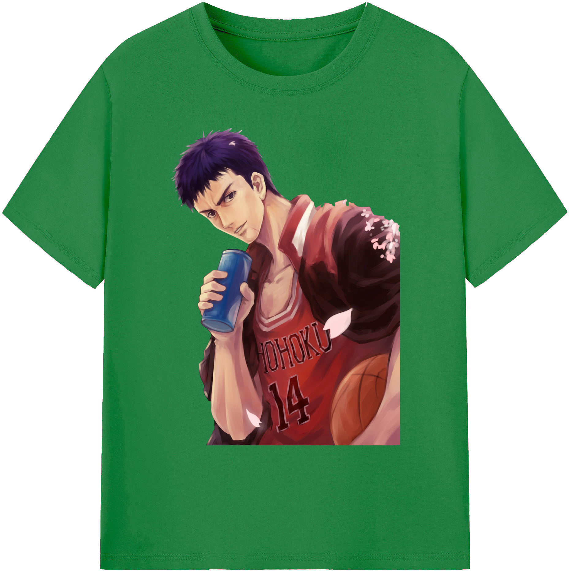 （画像用） SLAM DUNK／スラムダンク 綿100％ メンズ半袖Tシャツ｜肌触りやわらか＆通気性