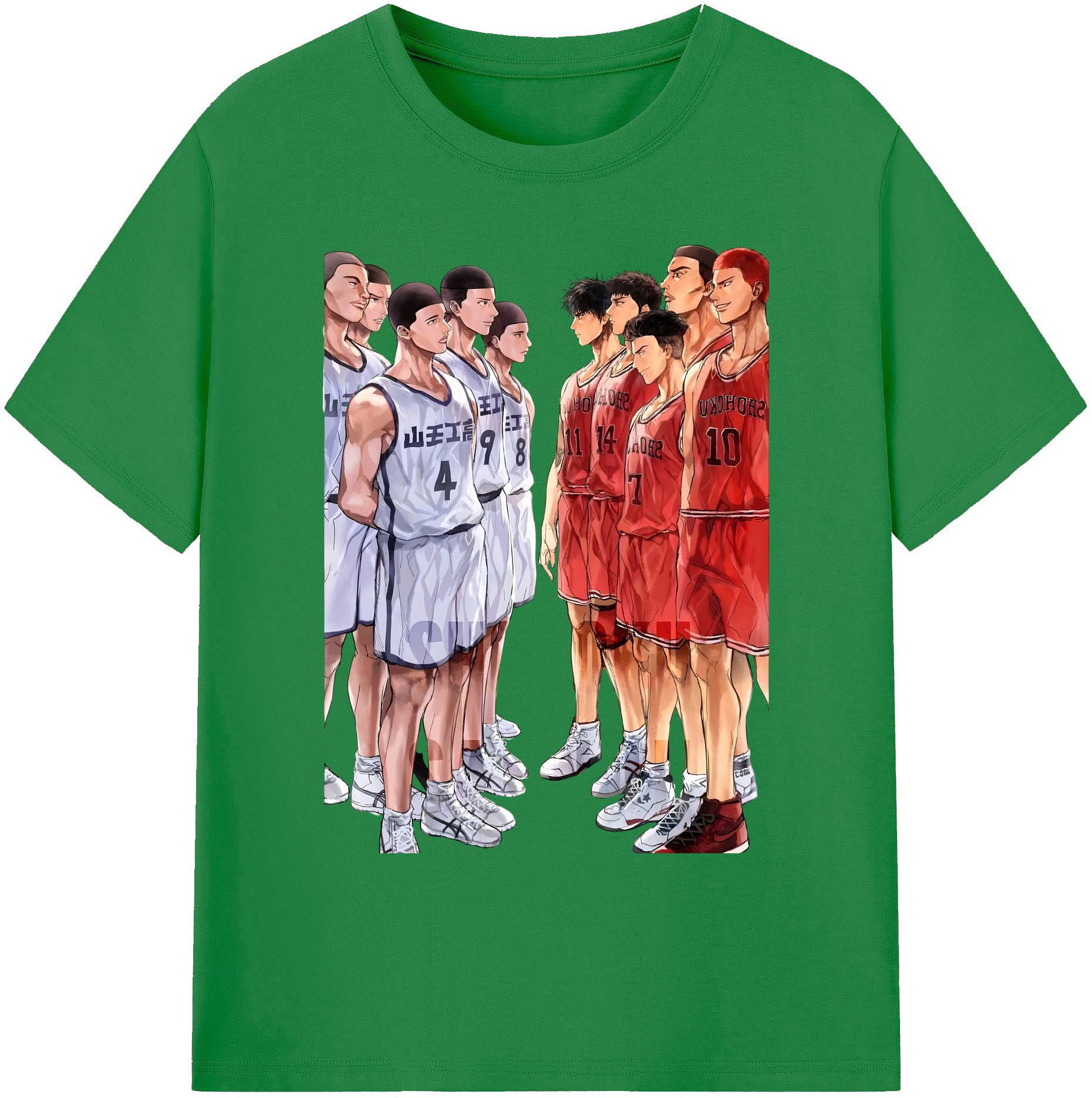（画像用） SLAM DUNK／スラムダンク 綿100％ メンズ半袖Tシャツ｜肌触りやわらか＆通気性