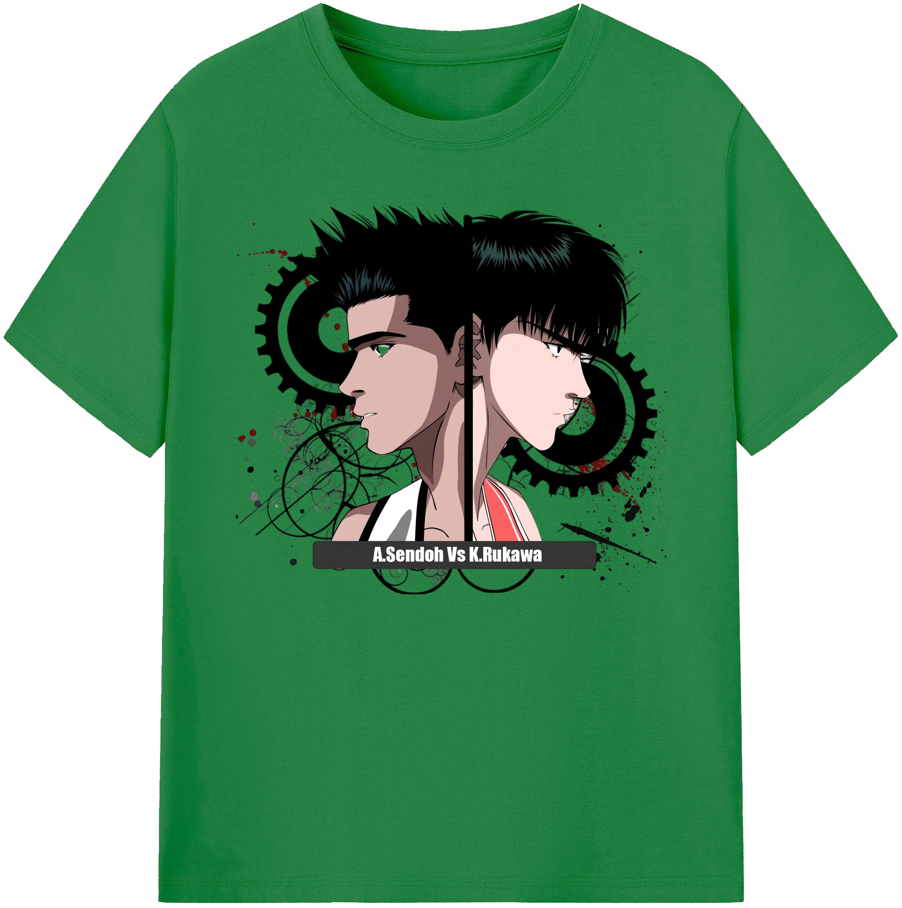 （画像用） SLAM DUNK／スラムダンク 綿100％ メンズ半袖Tシャツ｜肌触りやわらか＆通気性