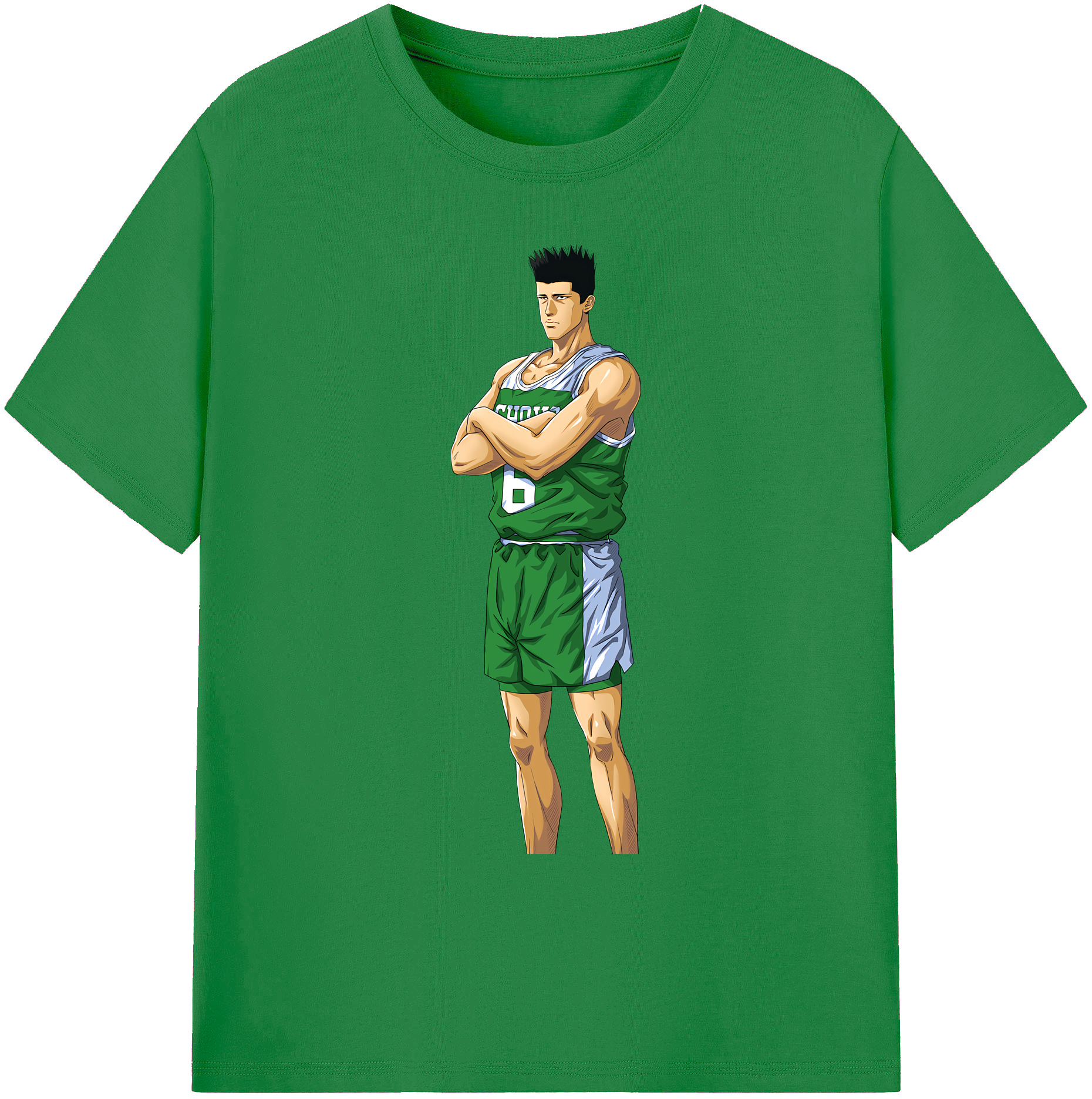 （画像用） SLAM DUNK／スラムダンク 綿100％ メンズ半袖Tシャツ｜肌触りやわらか＆通気性
