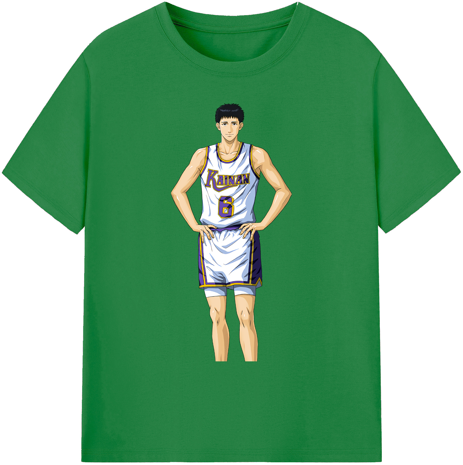 （画像用） SLAM DUNK／スラムダンク 綿100％ メンズ半袖Tシャツ｜肌触りやわらか＆通気性