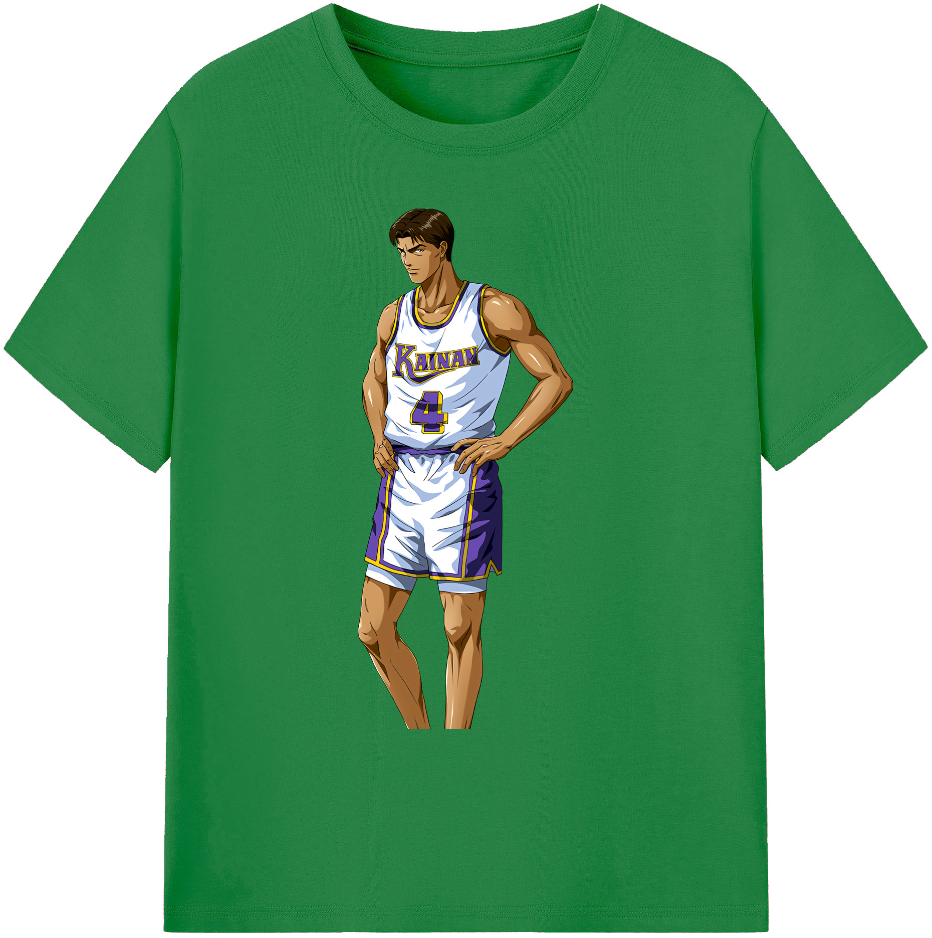 （画像用） SLAM DUNK／スラムダンク 綿100％ メンズ半袖Tシャツ｜肌触りやわらか＆通気性