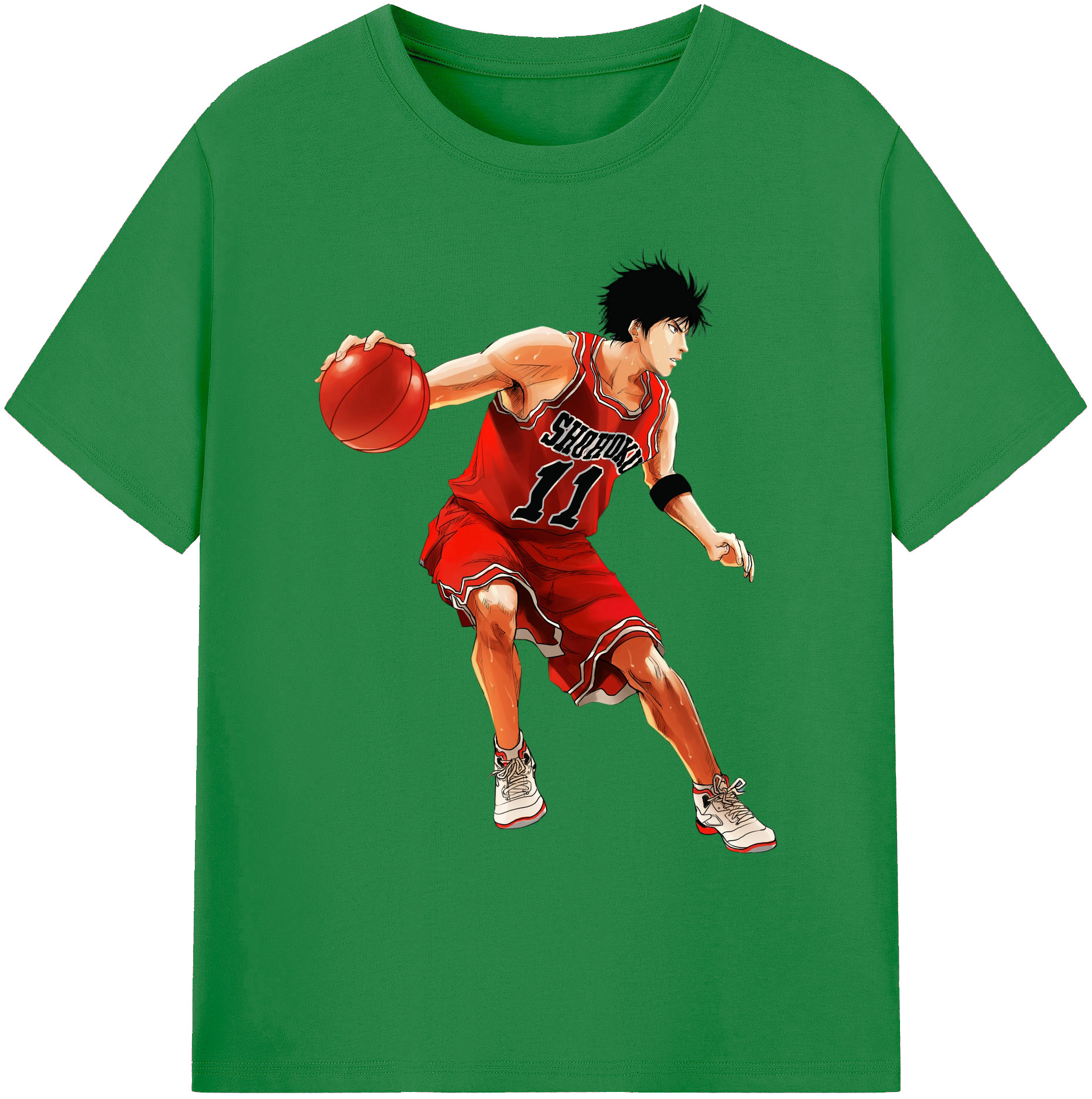（画像用） SLAM DUNK／スラムダンク 綿100％ メンズ半袖Tシャツ｜肌触りやわらか＆通気性
