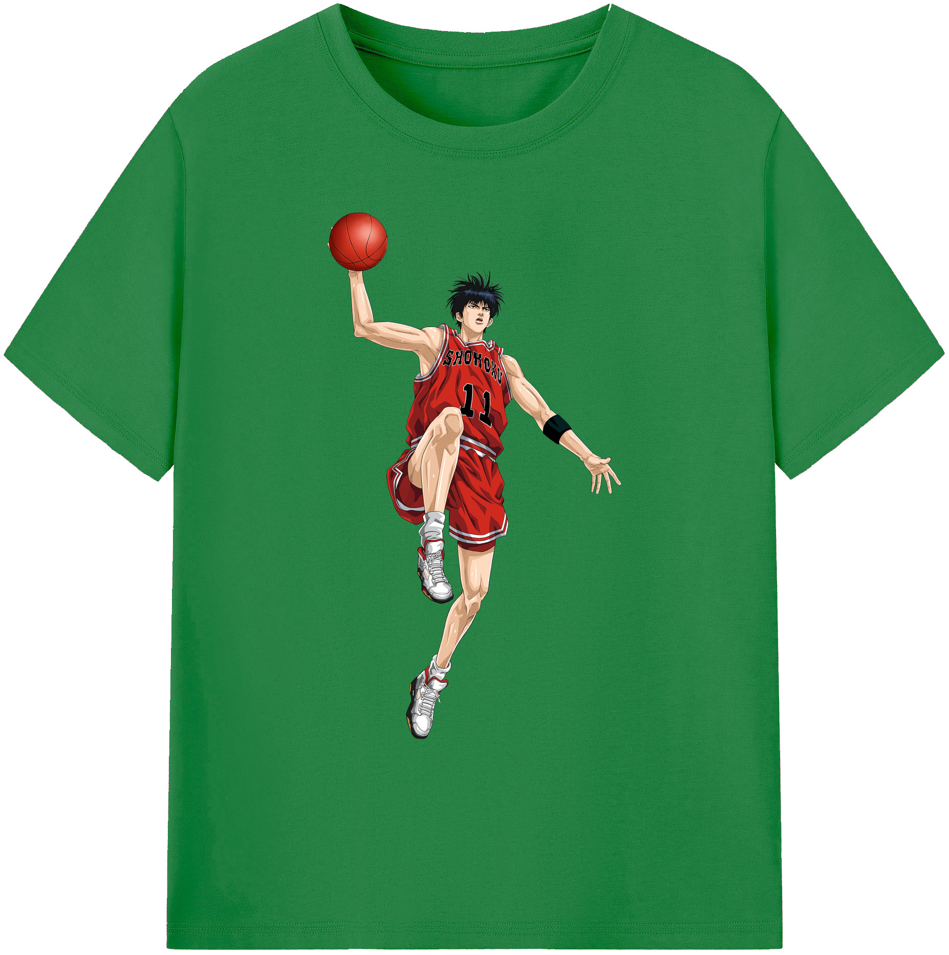 （画像用） SLAM DUNK／スラムダンク 綿100％ メンズ半袖Tシャツ｜肌触りやわらか＆通気性