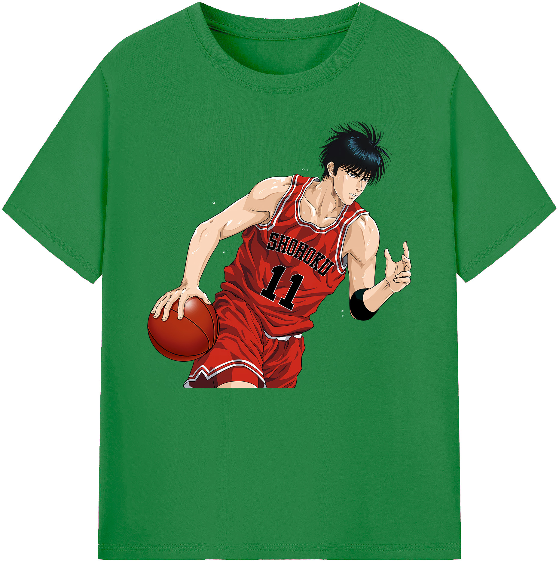 （画像用） SLAM DUNK／スラムダンク 綿100％ メンズ半袖Tシャツ｜肌触りやわらか＆通気性