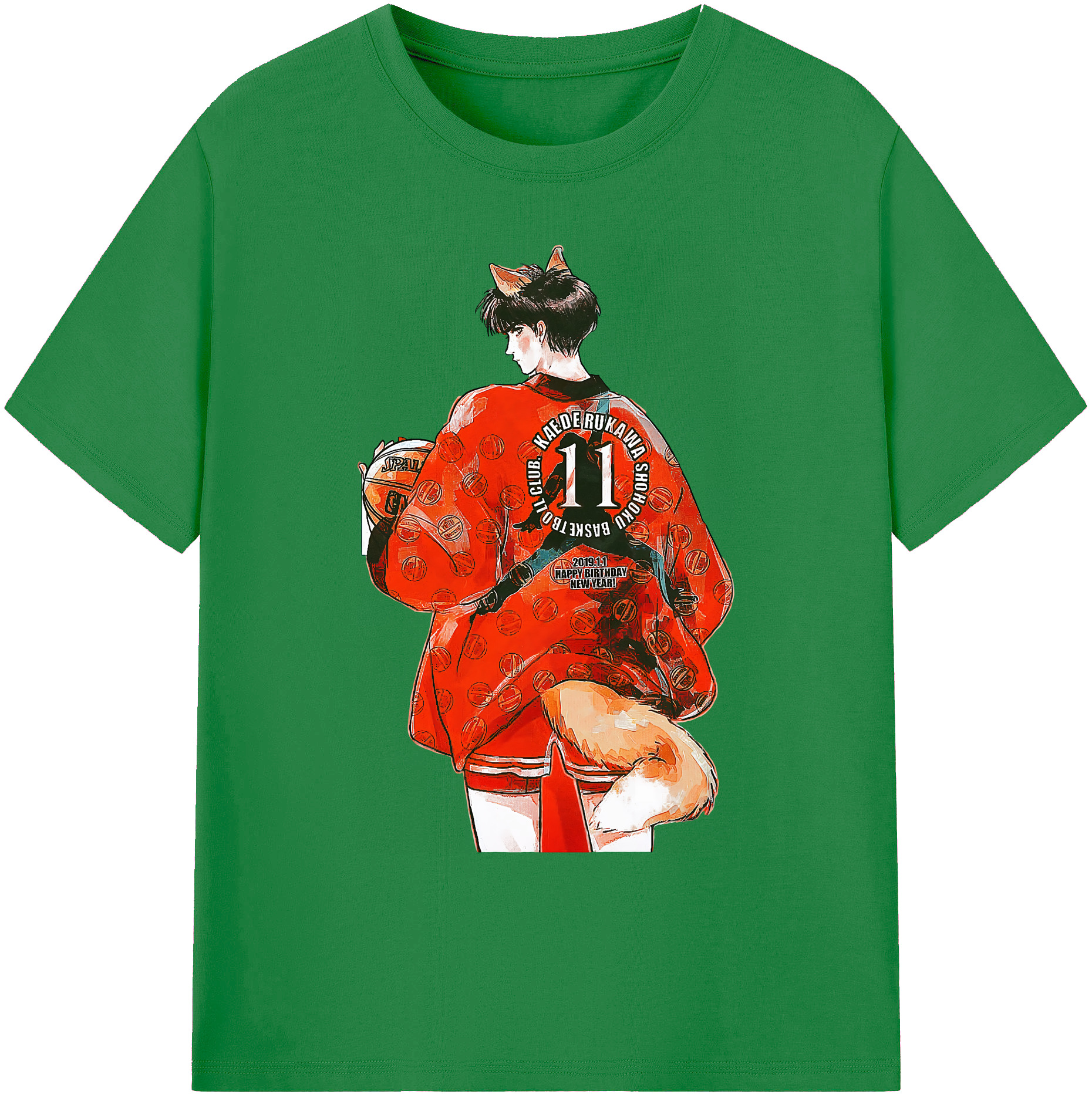 （画像用） SLAM DUNK／スラムダンク 綿100％ メンズ半袖Tシャツ｜肌触りやわらか＆通気性