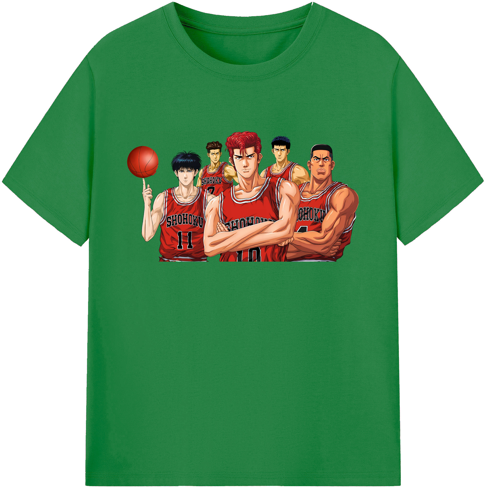 （画像用） SLAM DUNK／スラムダンク 綿100％ メンズ半袖Tシャツ｜肌触りやわらか＆通気性