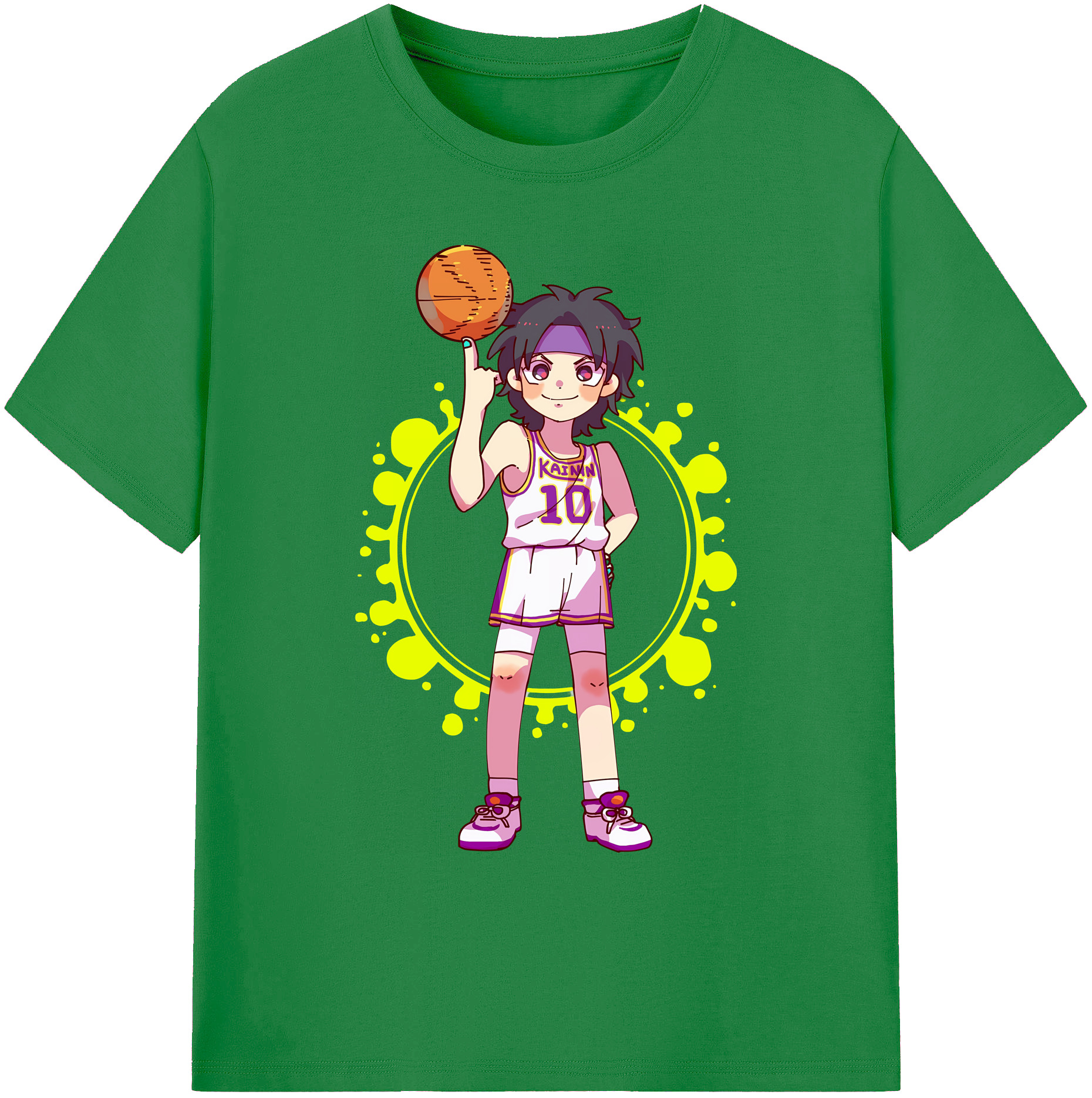 （画像用） SLAM DUNK／スラムダンク 綿100％ メンズ半袖Tシャツ｜肌触りやわらか＆通気性