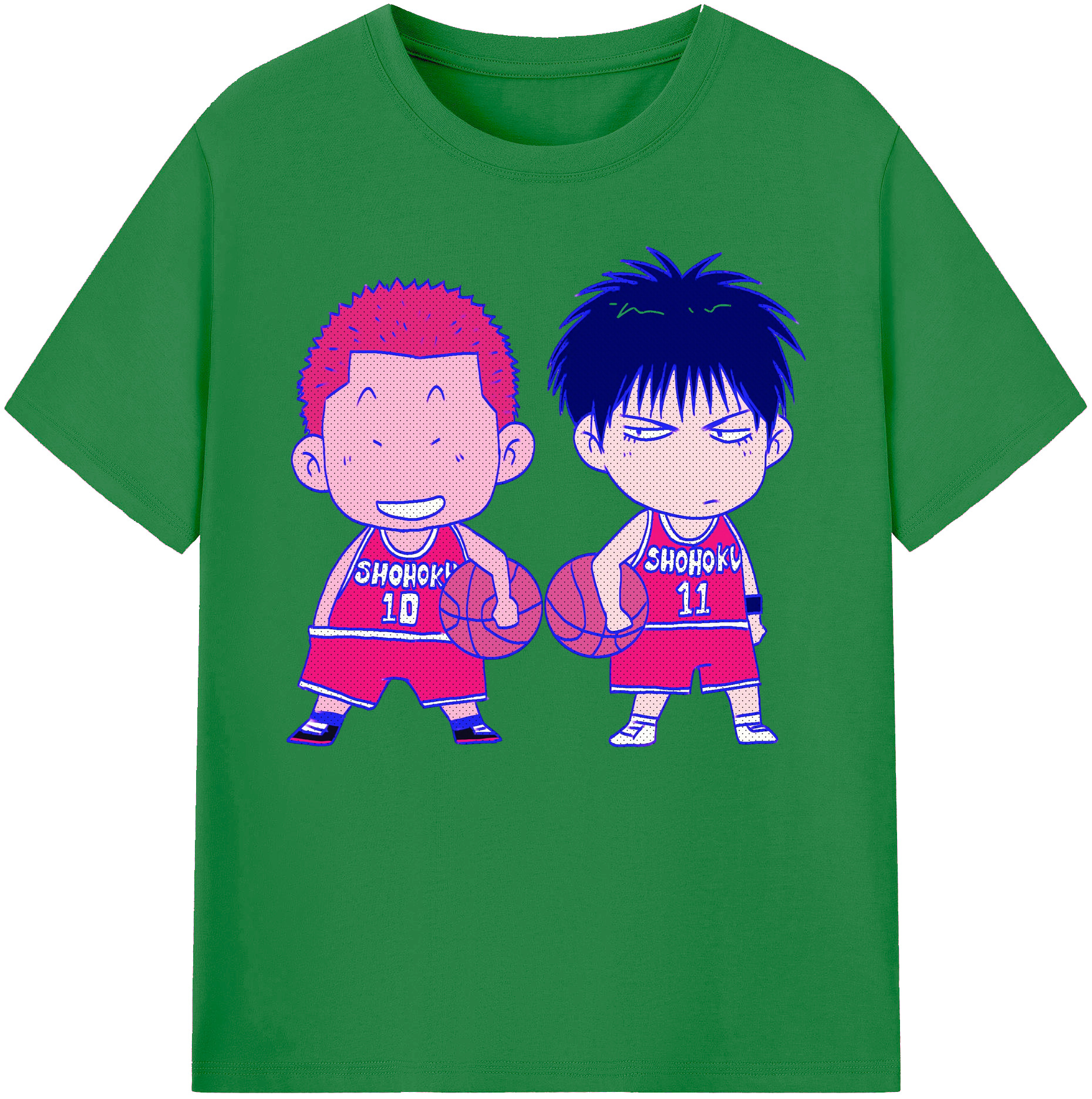 （画像用） SLAM DUNK／スラムダンク 綿100％ メンズ半袖Tシャツ｜肌触りやわらか＆通気性
