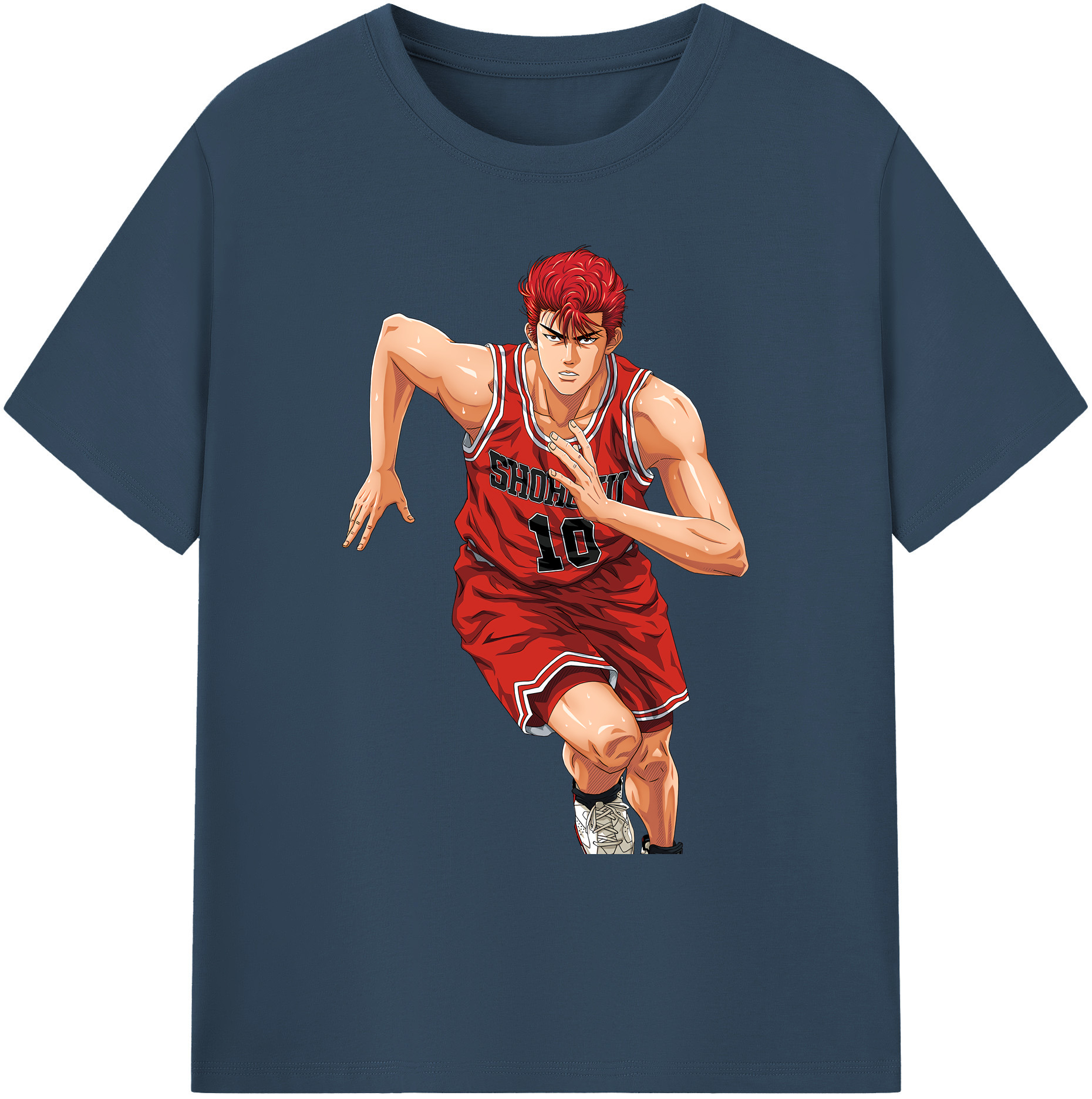 （画像用） SLAM DUNK／スラムダンク 綿100％ メンズ半袖Tシャツ｜肌触りやわらか＆通気性