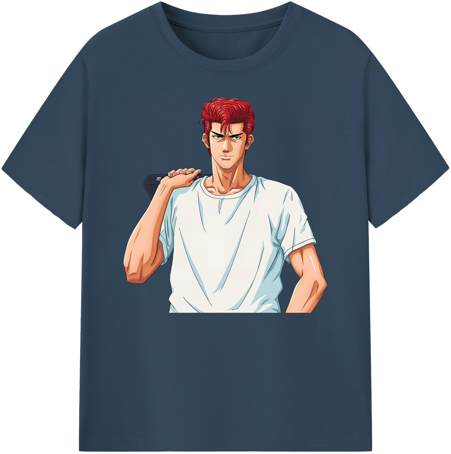 （画像用） SLAM DUNK／スラムダンク 綿100％ メンズ半袖Tシャツ｜肌触りやわらか＆通気性