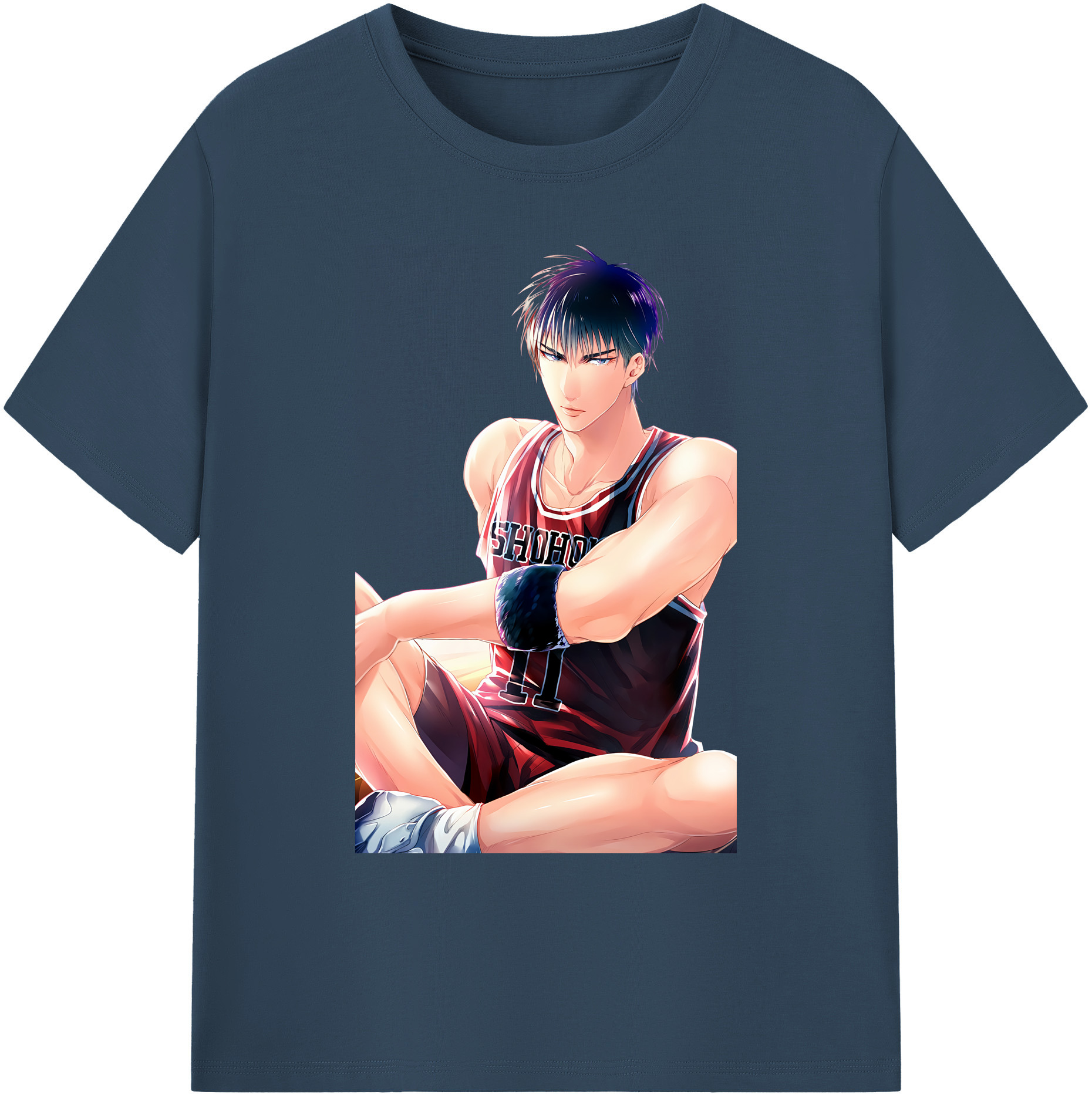 （画像用） SLAM DUNK／スラムダンク 綿100％ メンズ半袖Tシャツ｜肌触りやわらか＆通気性