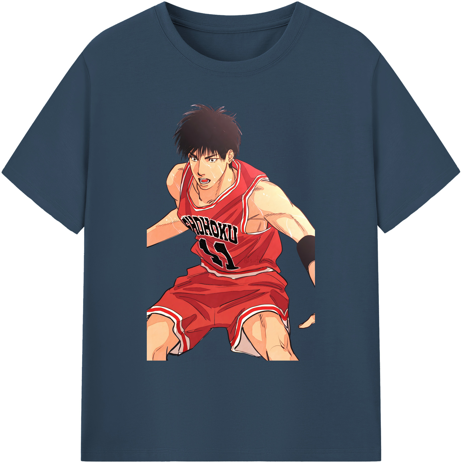（画像用） SLAM DUNK／スラムダンク 綿100％ メンズ半袖Tシャツ｜肌触りやわらか＆通気性