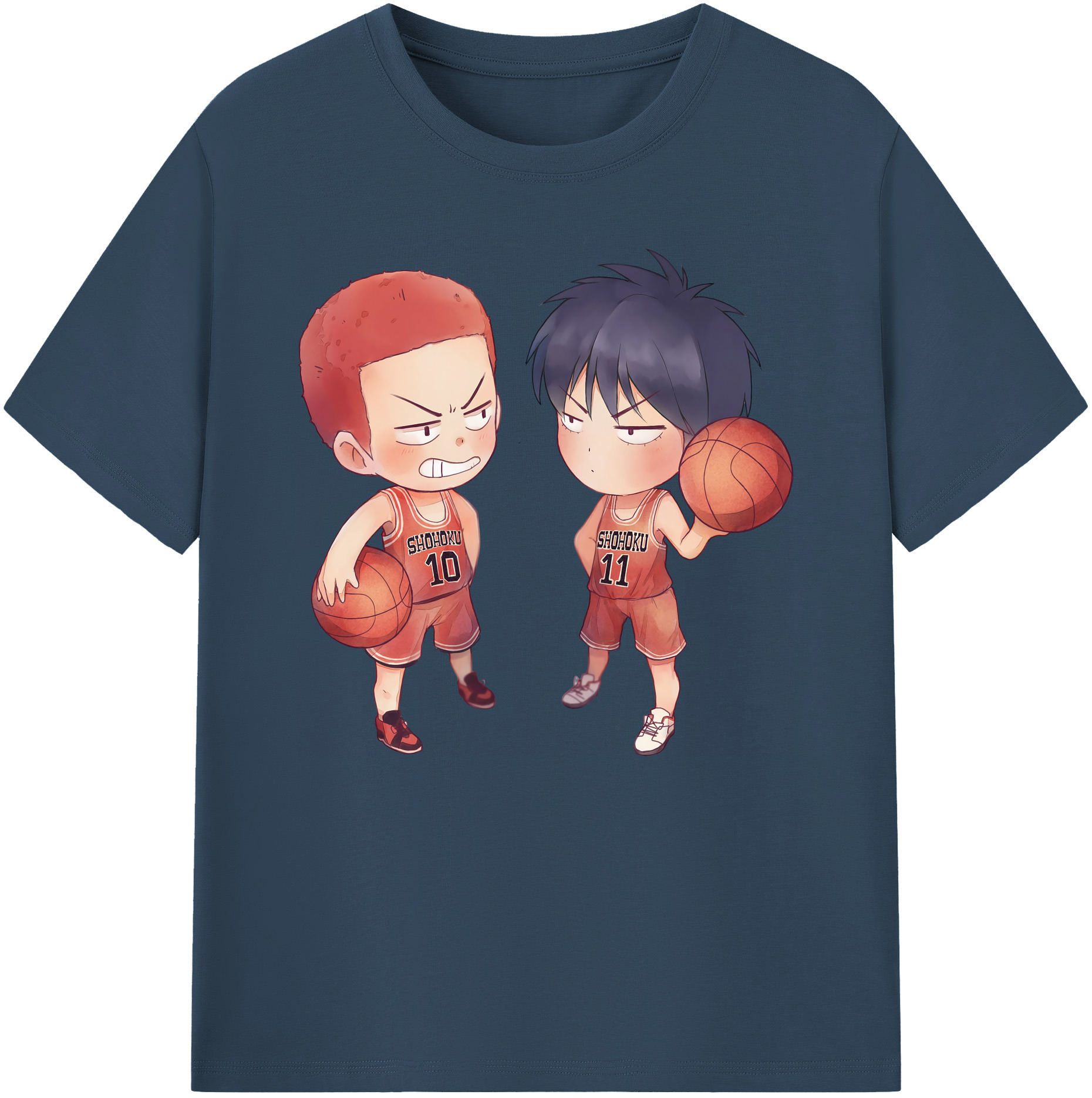 （画像用） SLAM DUNK／スラムダンク 綿100％ メンズ半袖Tシャツ｜肌触りやわらか＆通気性