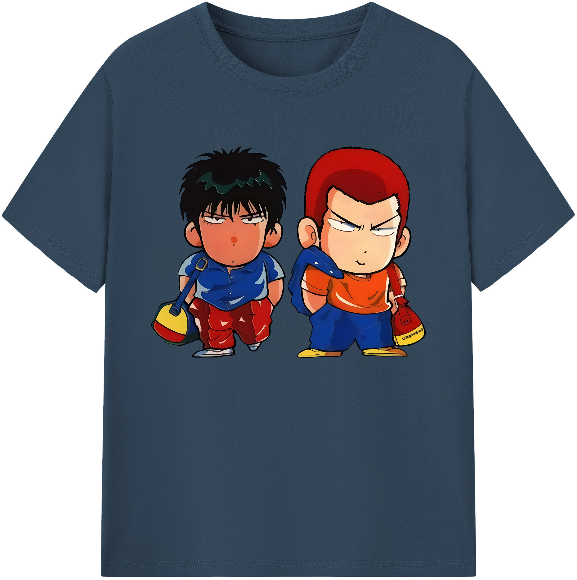 （画像用） SLAM DUNK／スラムダンク 綿100％ メンズ半袖Tシャツ｜肌触りやわらか＆通気性