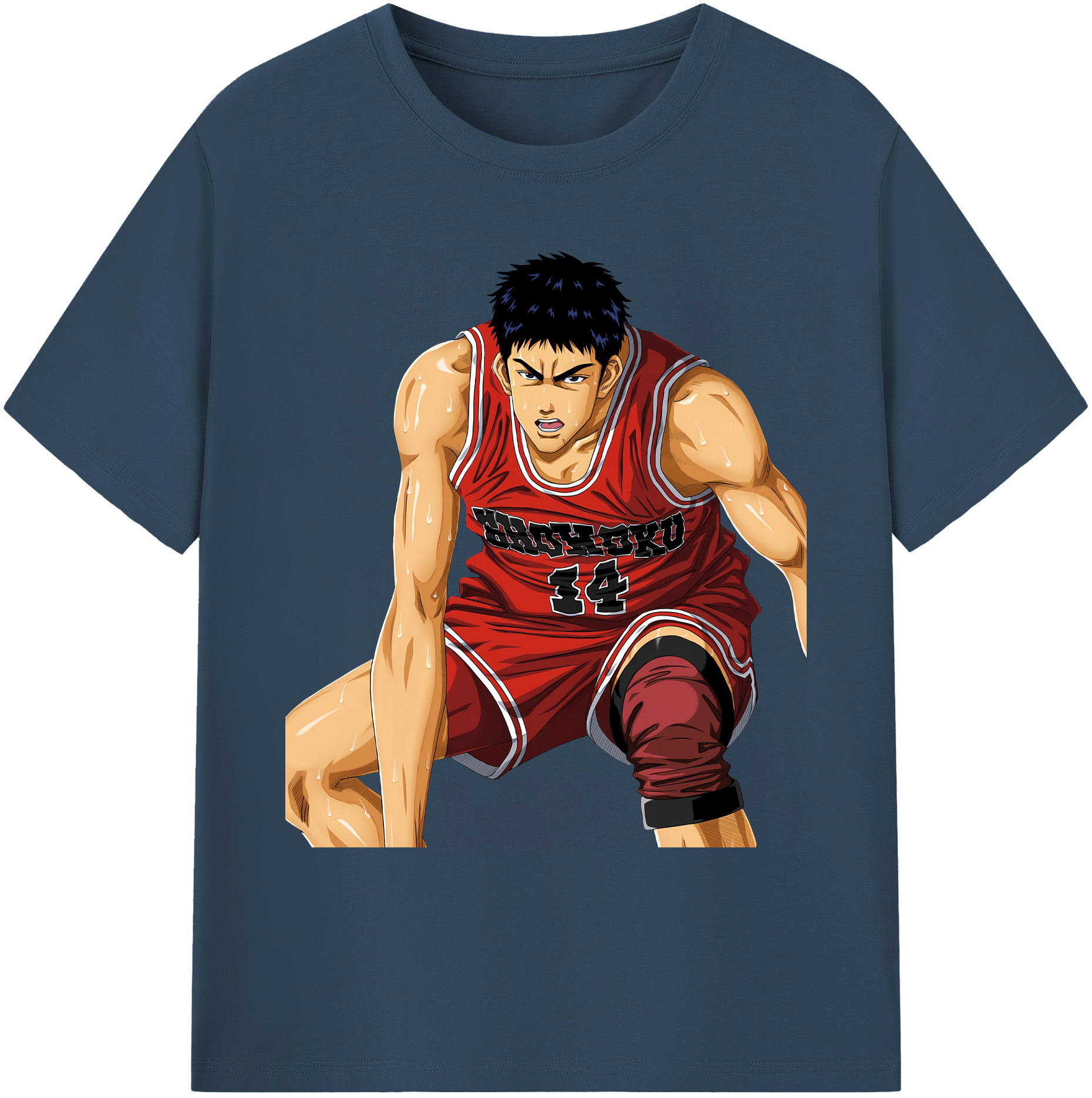 （画像用） SLAM DUNK／スラムダンク 綿100％ メンズ半袖Tシャツ｜肌触りやわらか＆通気性
