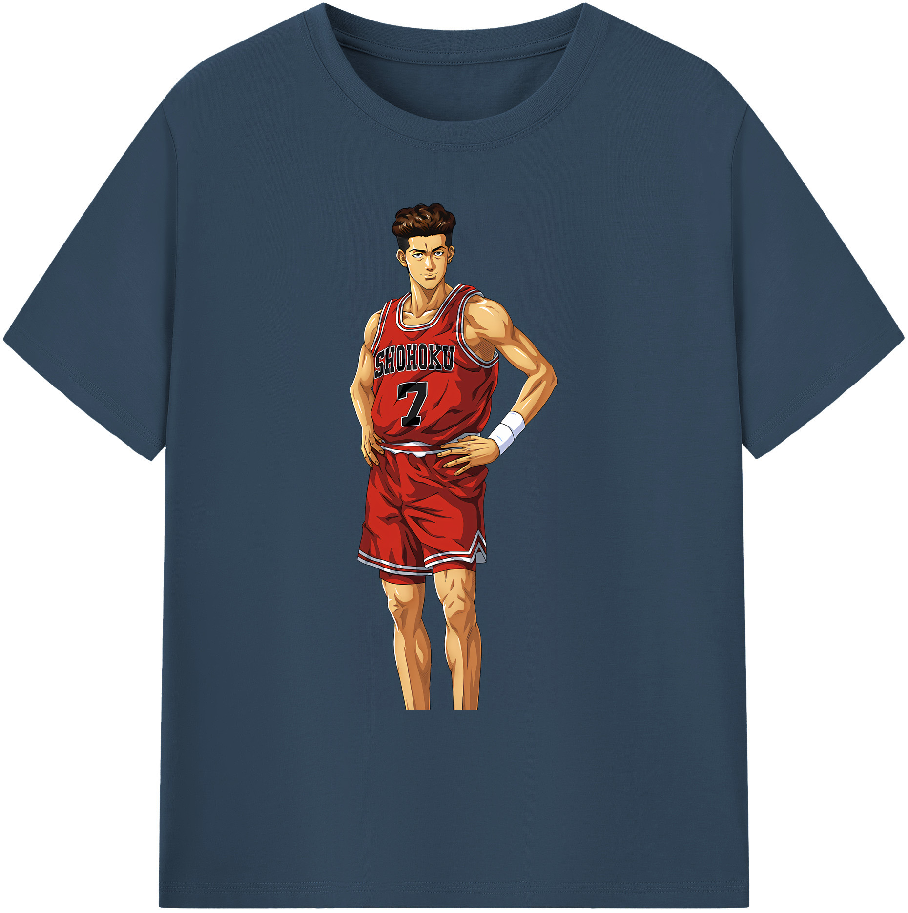 （画像用） SLAM DUNK／スラムダンク 綿100％ メンズ半袖Tシャツ｜肌触りやわらか＆通気性