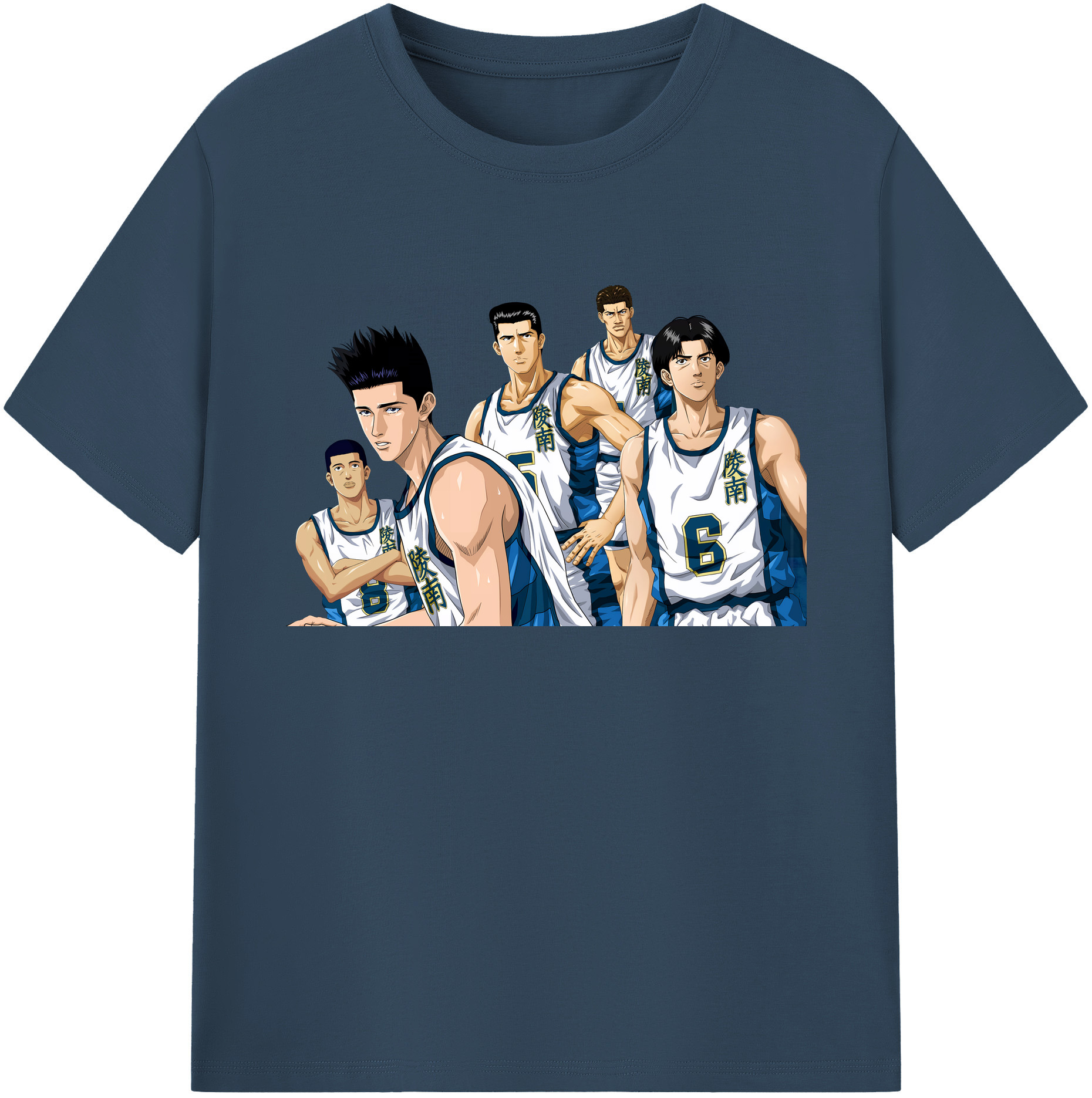 （画像用） SLAM DUNK／スラムダンク 綿100％ メンズ半袖Tシャツ｜肌触りやわらか＆通気性