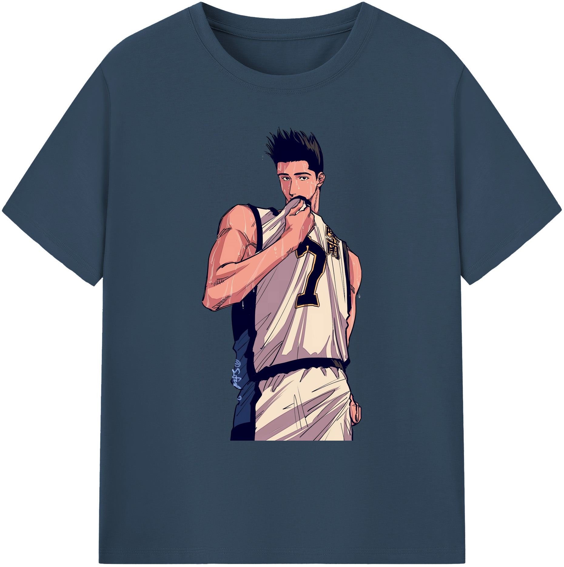 （画像用） SLAM DUNK／スラムダンク 綿100％ メンズ半袖Tシャツ｜肌触りやわらか＆通気性