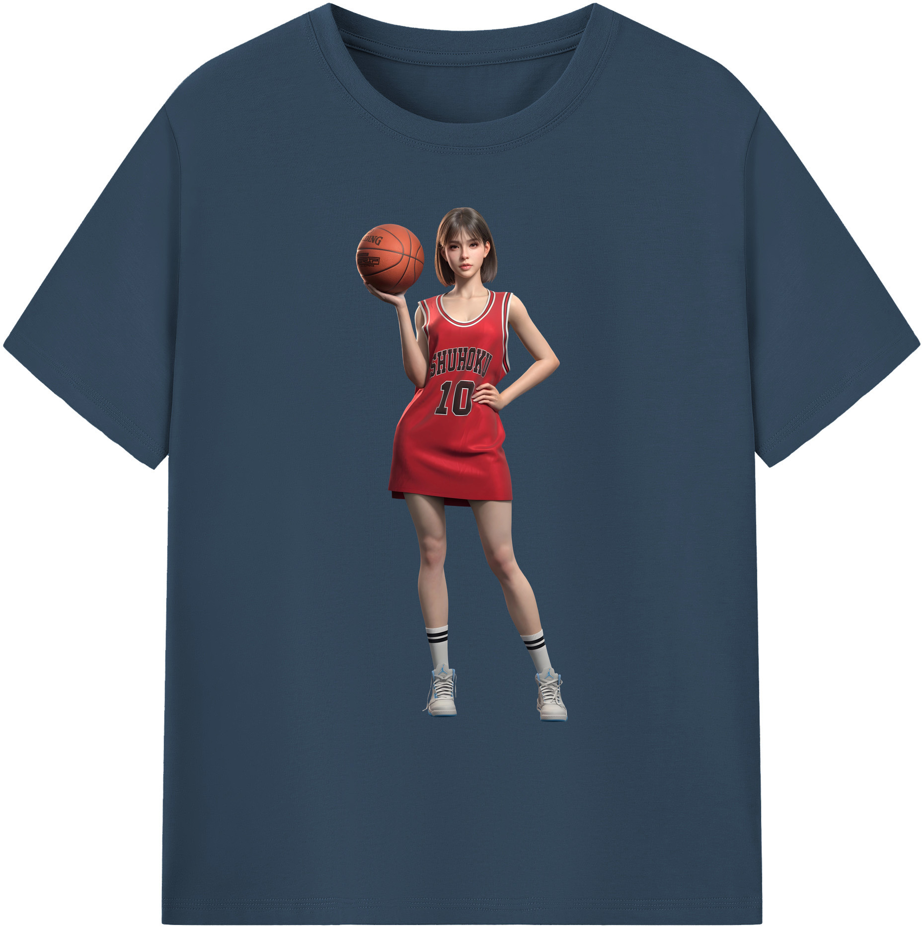（画像用） SLAM DUNK／スラムダンク 綿100％ メンズ半袖Tシャツ｜肌触りやわらか＆通気性