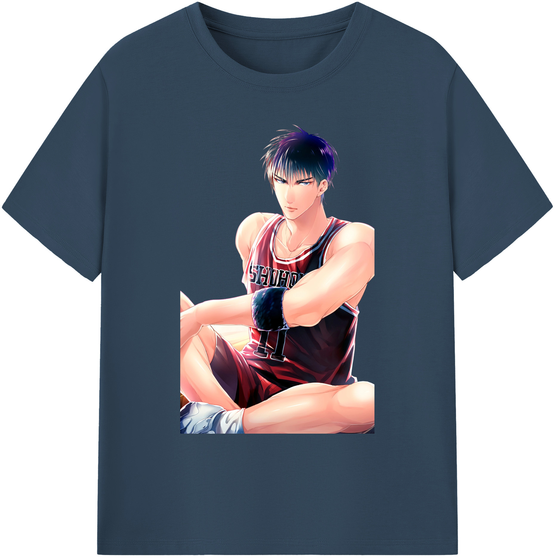 （画像用） SLAM DUNK／スラムダンク 綿100％ メンズ半袖Tシャツ｜肌触りやわらか＆通気性
