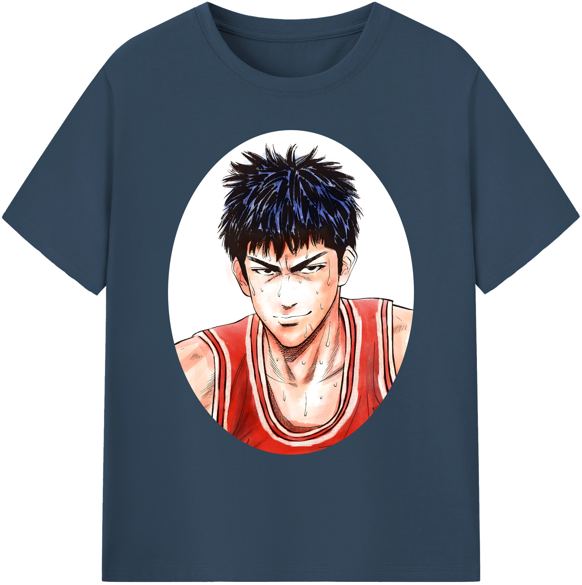 （画像用） SLAM DUNK／スラムダンク 綿100％ メンズ半袖Tシャツ｜肌触りやわらか＆通気性