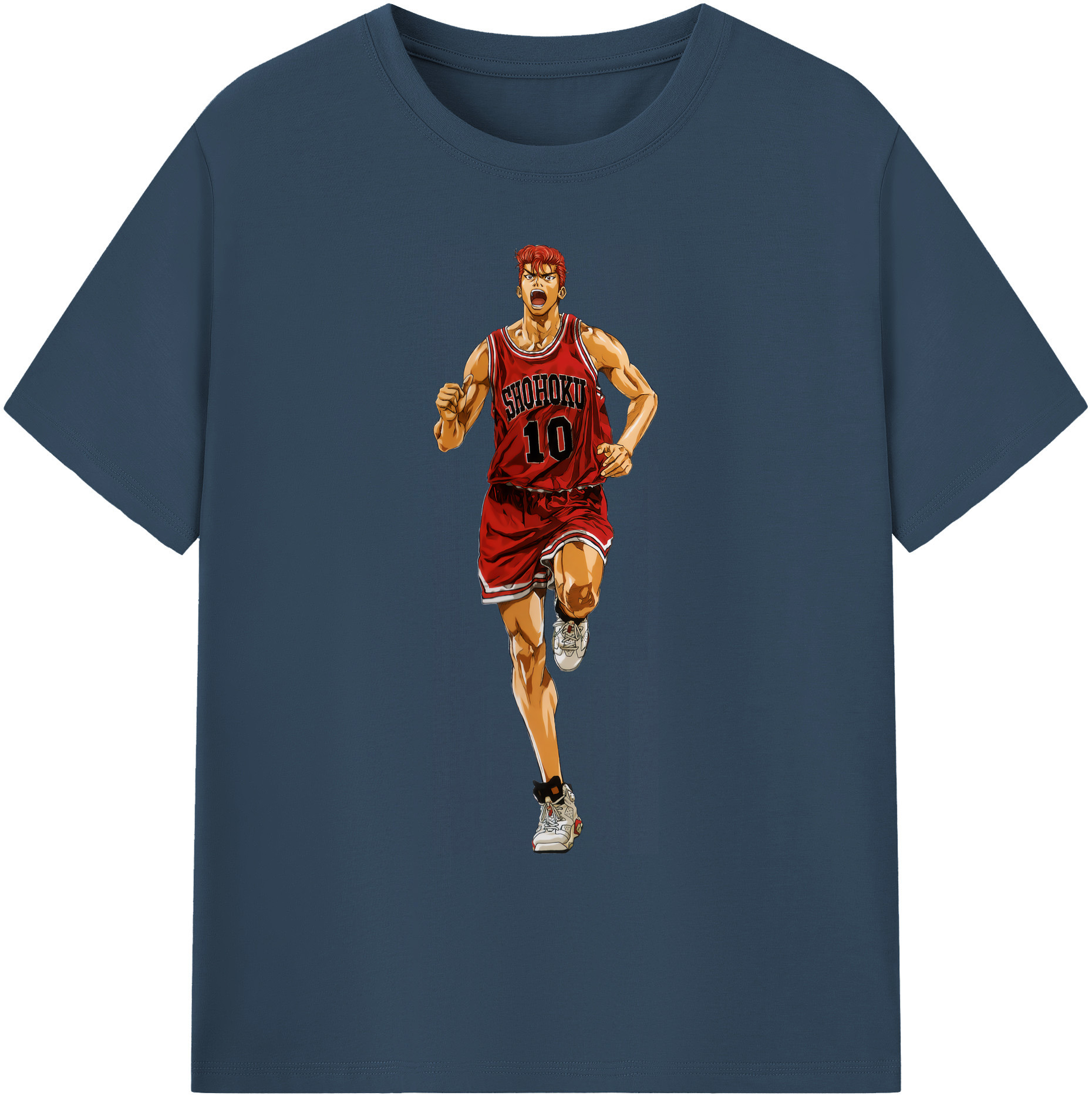 （画像用） SLAM DUNK／スラムダンク 綿100％ メンズ半袖Tシャツ｜肌触りやわらか＆通気性