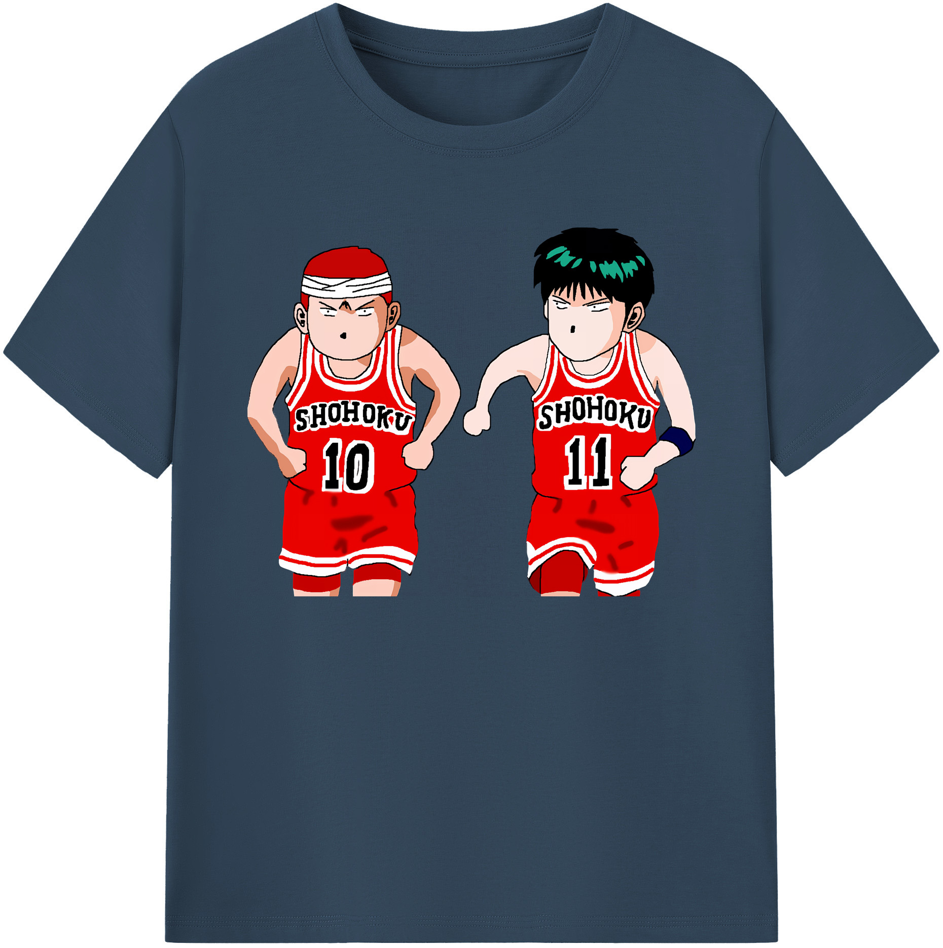 （画像用） SLAM DUNK／スラムダンク 綿100％ メンズ半袖Tシャツ｜肌触りやわらか＆通気性