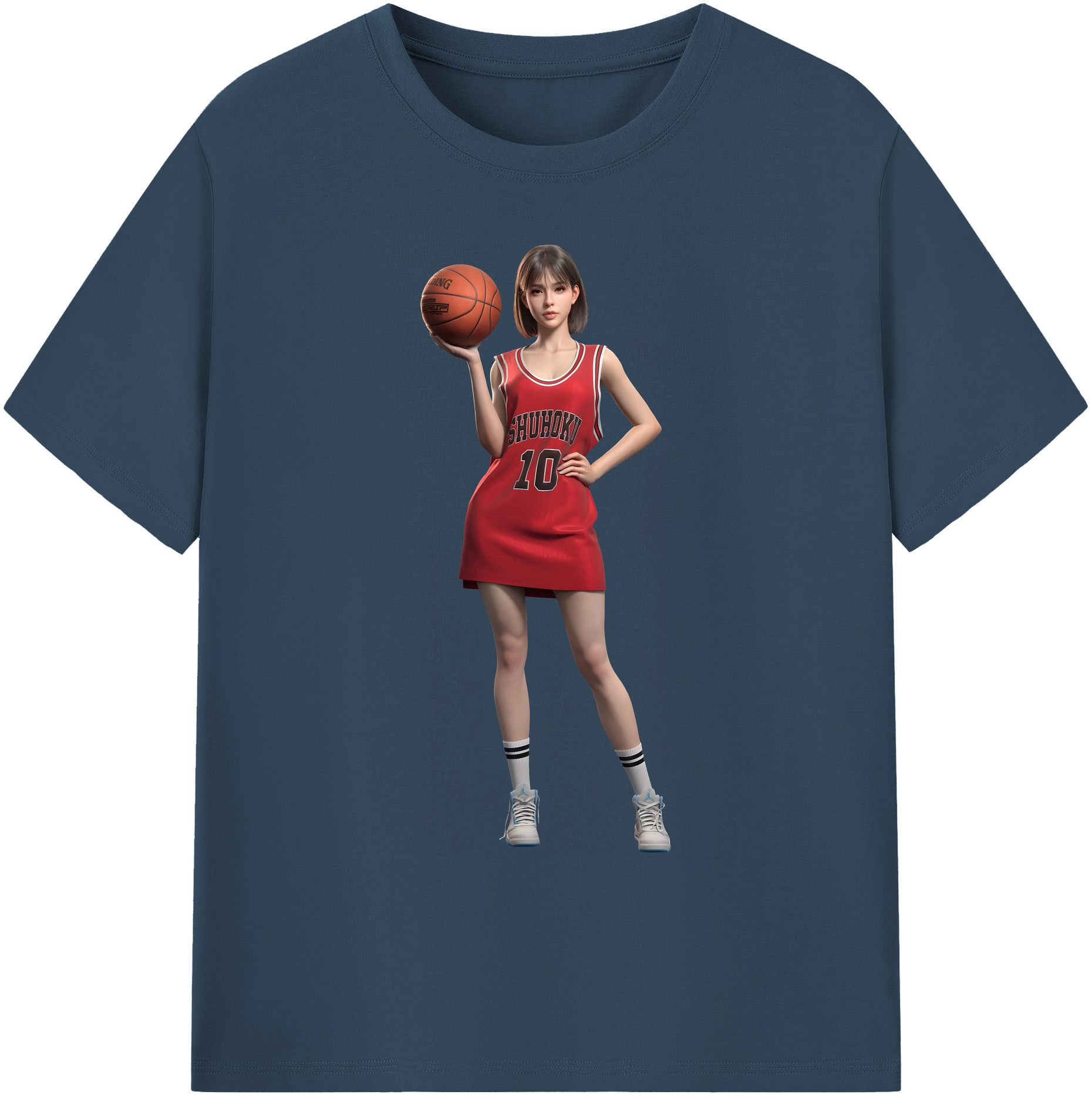 （画像用） SLAM DUNK／スラムダンク 綿100％ メンズ半袖Tシャツ｜肌触りやわらか＆通気性