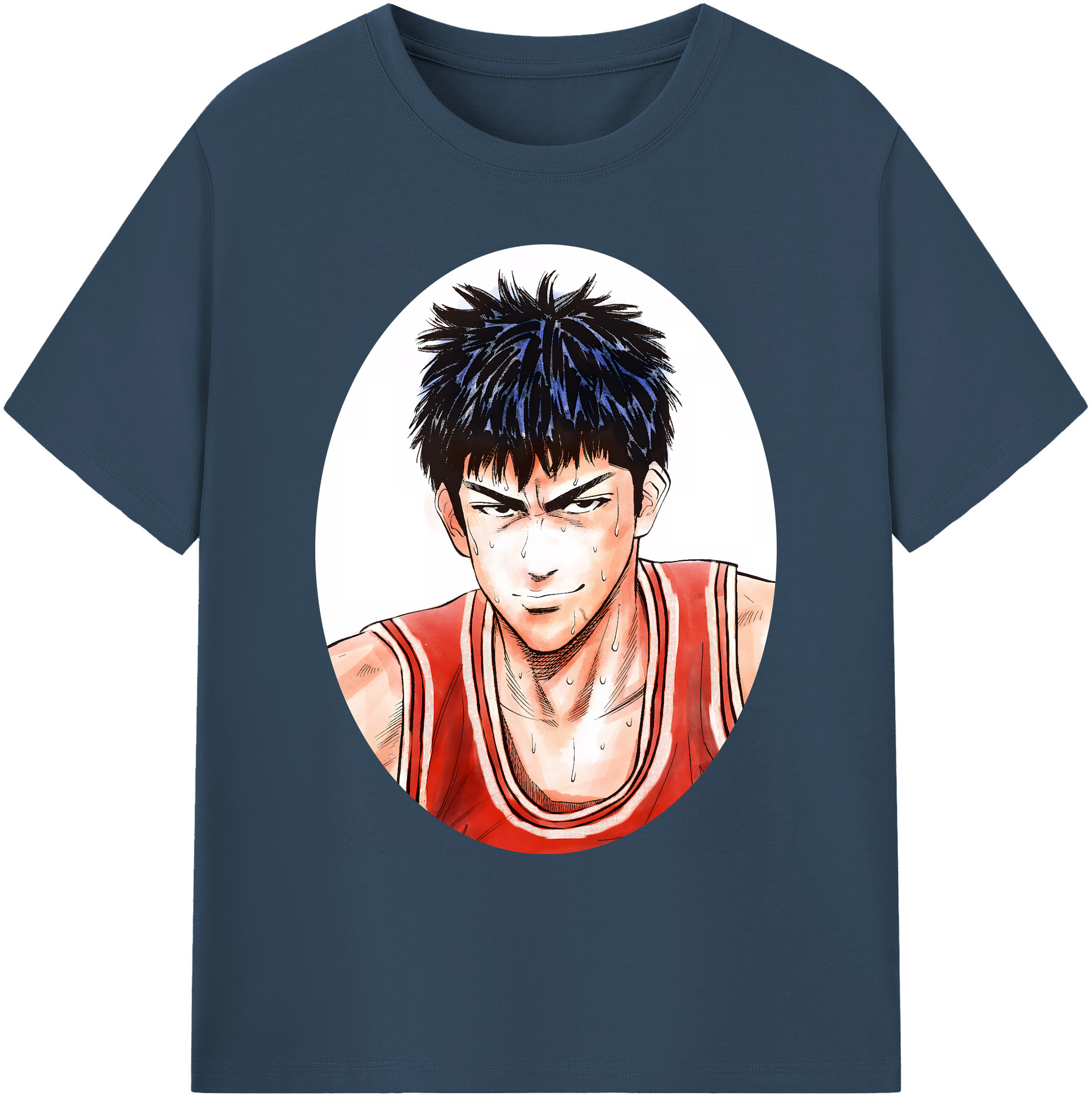 （画像用） SLAM DUNK／スラムダンク 綿100％ メンズ半袖Tシャツ｜肌触りやわらか＆通気性