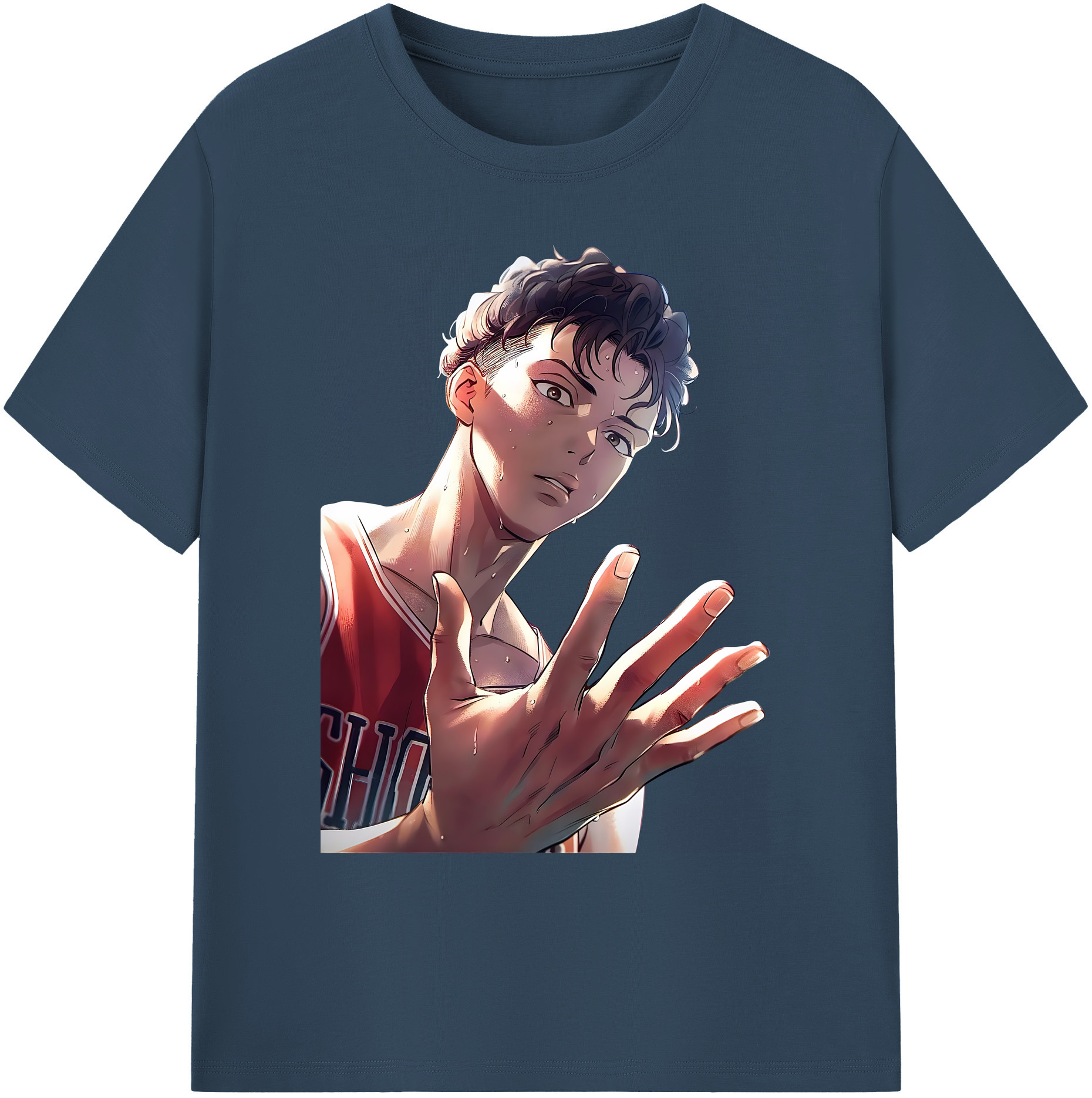 （画像用） SLAM DUNK／スラムダンク 綿100％ メンズ半袖Tシャツ｜肌触りやわらか＆通気性