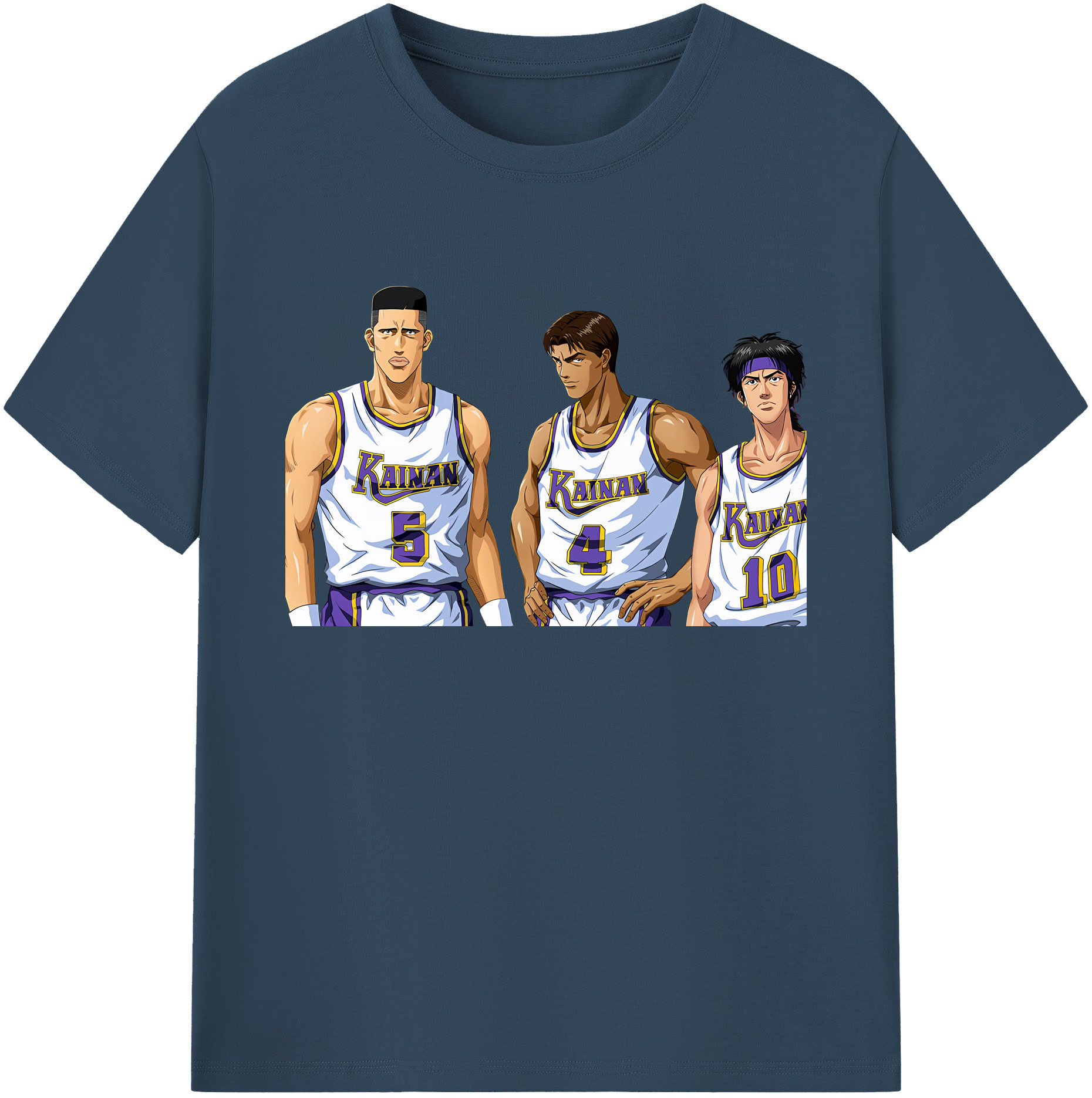 （画像用） SLAM DUNK／スラムダンク 綿100％ メンズ半袖Tシャツ｜肌触りやわらか＆通気性