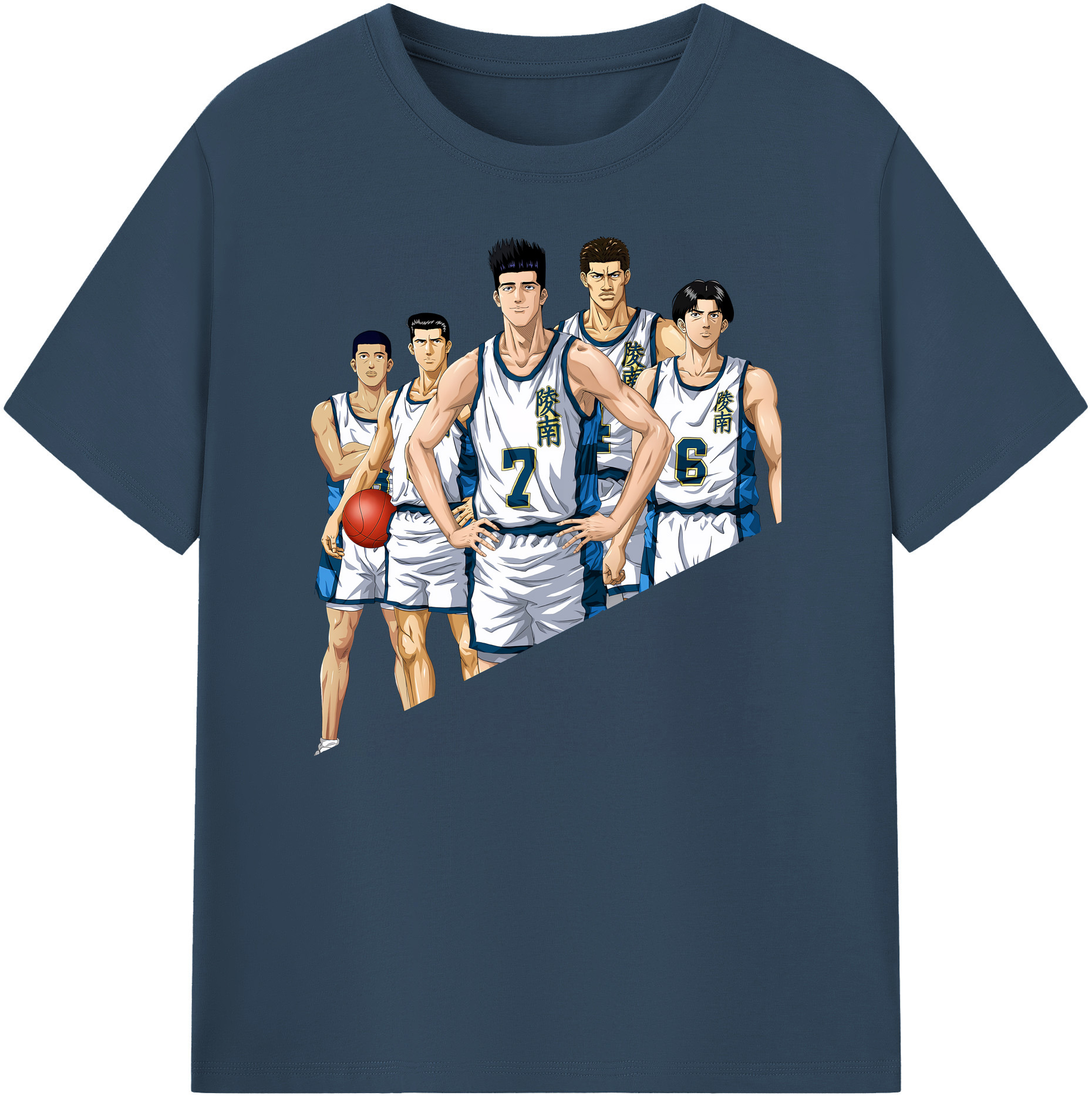 （画像用） SLAM DUNK／スラムダンク 綿100％ メンズ半袖Tシャツ｜肌触りやわらか＆通気性