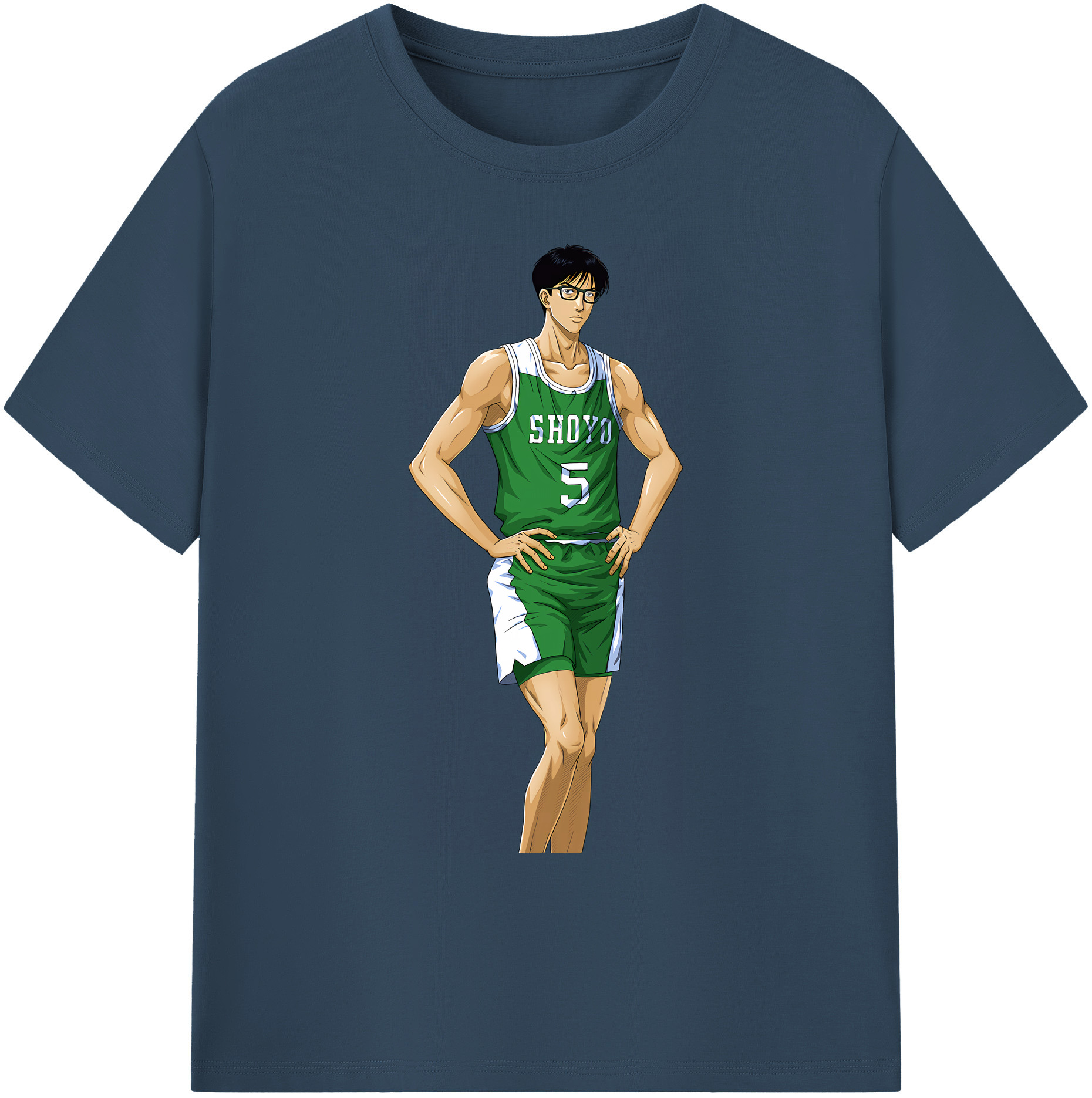 （画像用） SLAM DUNK／スラムダンク 綿100％ メンズ半袖Tシャツ｜肌触りやわらか＆通気性