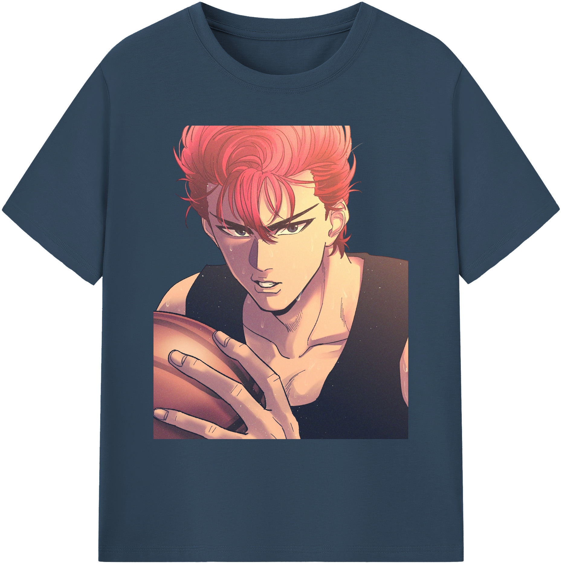（画像用） SLAM DUNK／スラムダンク 綿100％ メンズ半袖Tシャツ｜肌触りやわらか＆通気性