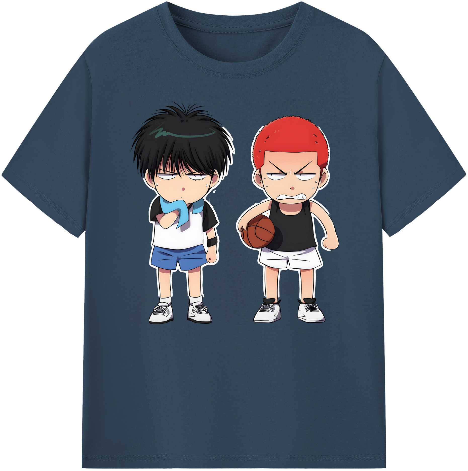 （画像用） SLAM DUNK／スラムダンク 綿100％ メンズ半袖Tシャツ｜肌触りやわらか＆通気性