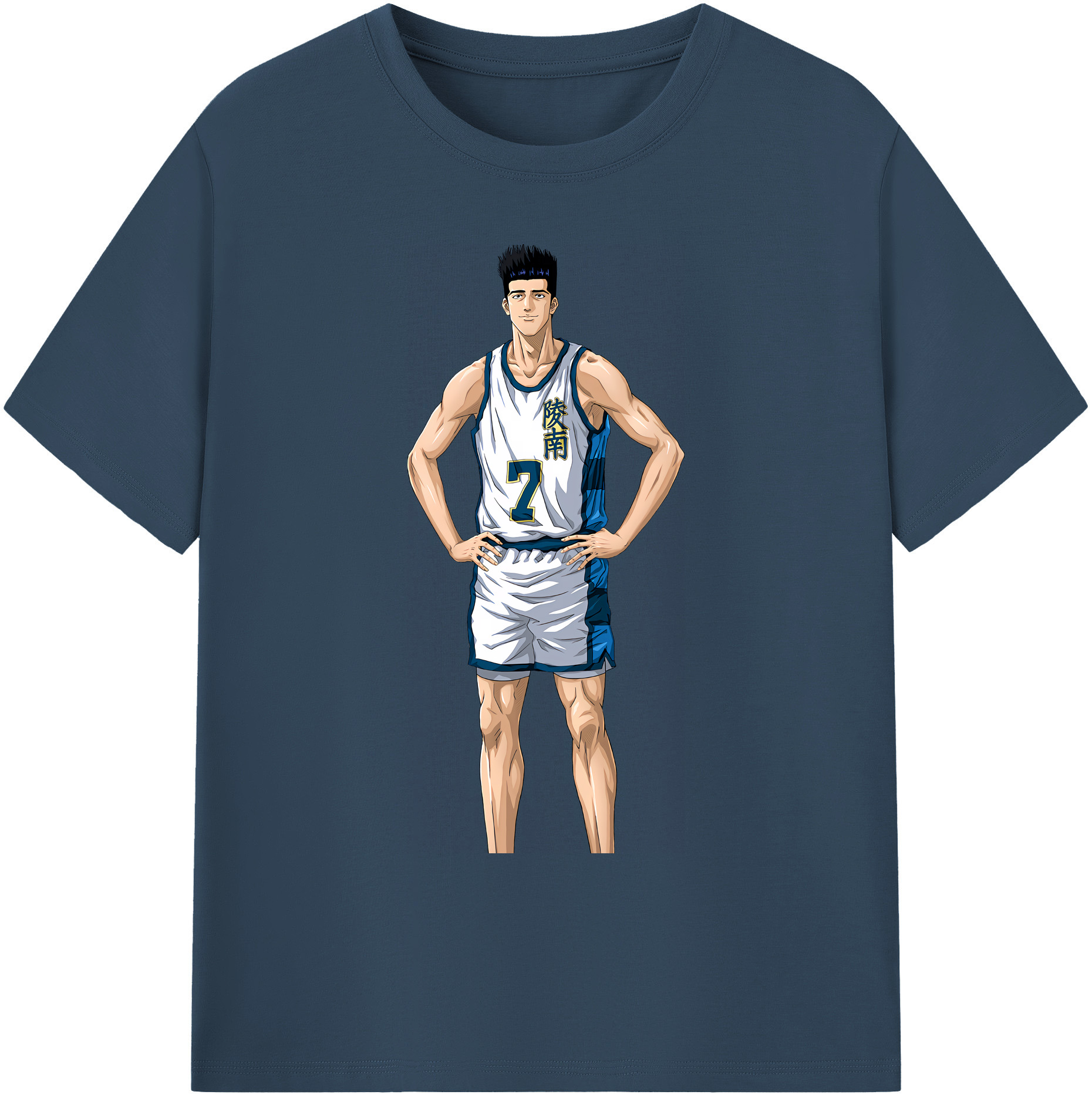 （画像用） SLAM DUNK／スラムダンク 綿100％ メンズ半袖Tシャツ｜肌触りやわらか＆通気性