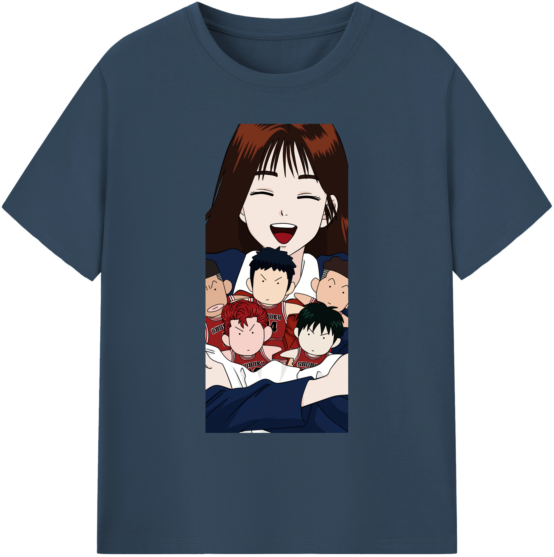 （画像用） SLAM DUNK／スラムダンク 綿100％ メンズ半袖Tシャツ｜肌触りやわらか＆通気性