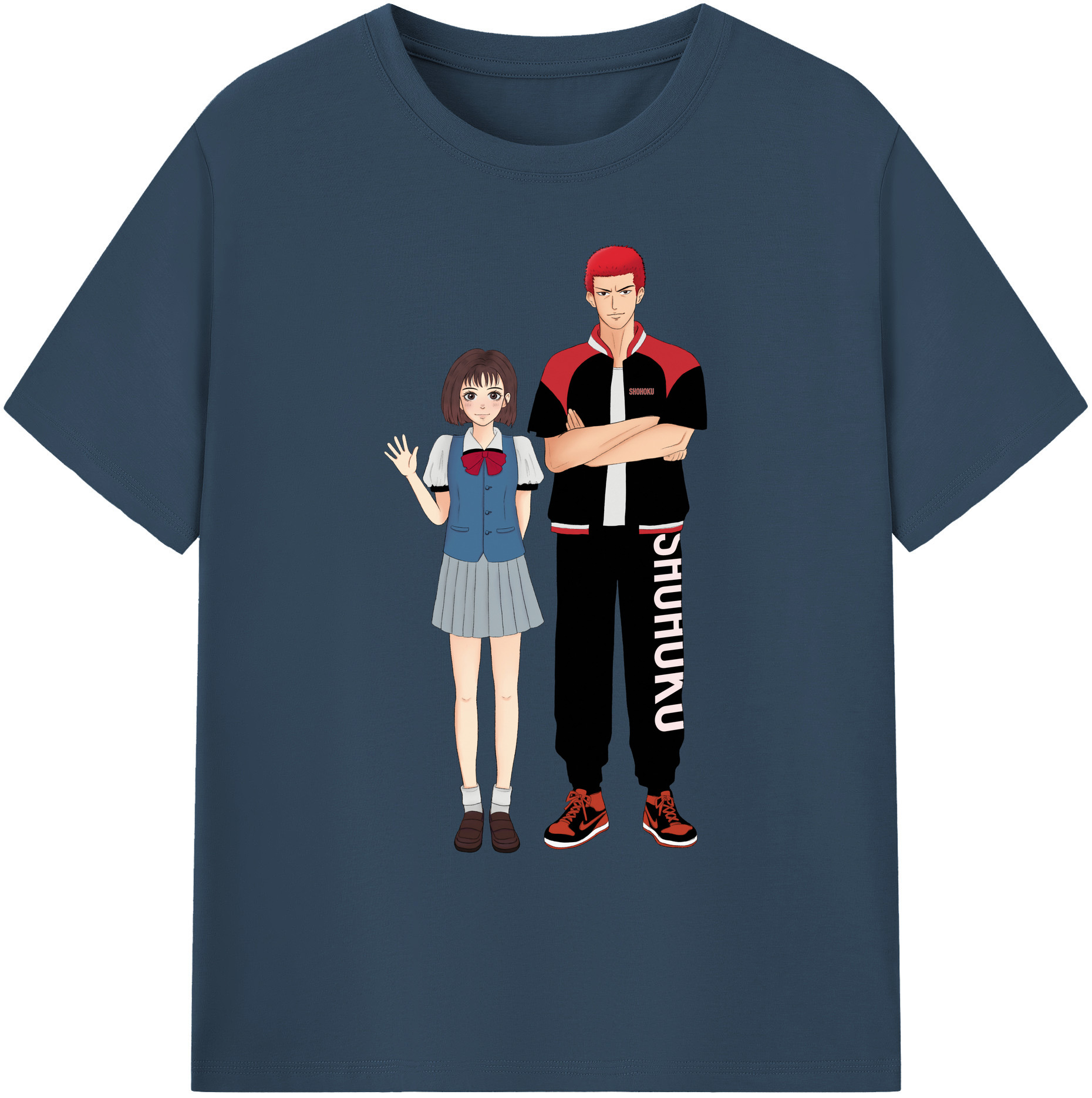 （画像用） SLAM DUNK／スラムダンク 綿100％ メンズ半袖Tシャツ｜肌触りやわらか＆通気性