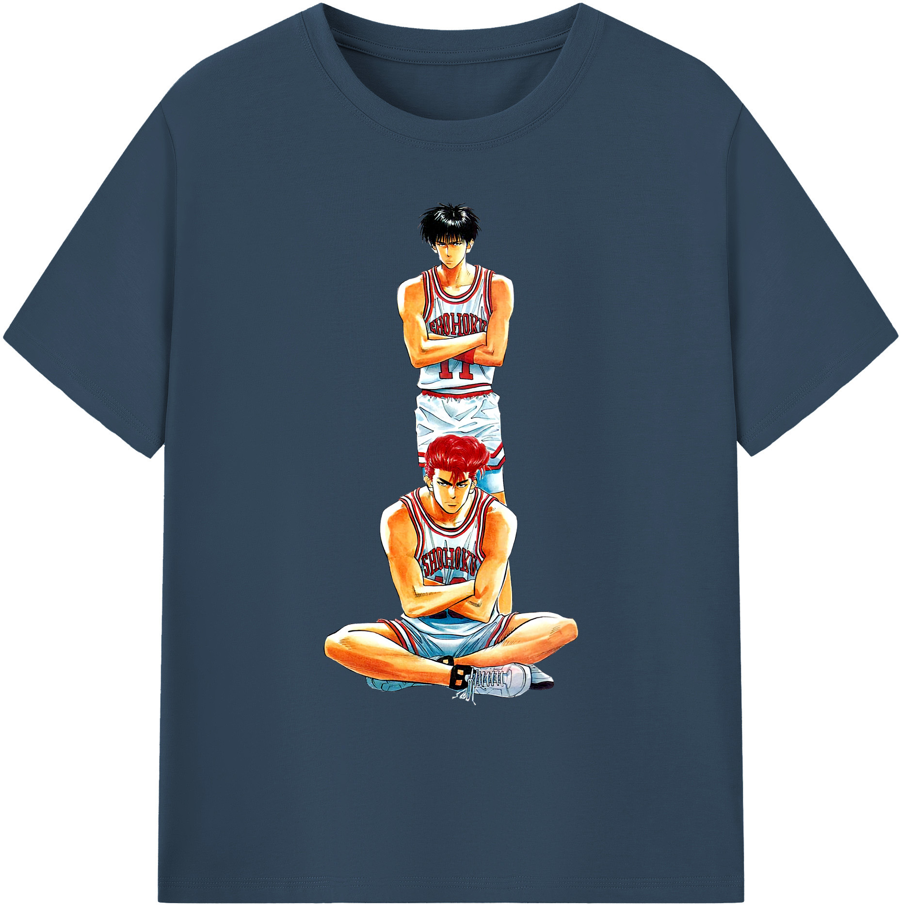 （画像用） SLAM DUNK／スラムダンク 綿100％ メンズ半袖Tシャツ｜肌触りやわらか＆通気性