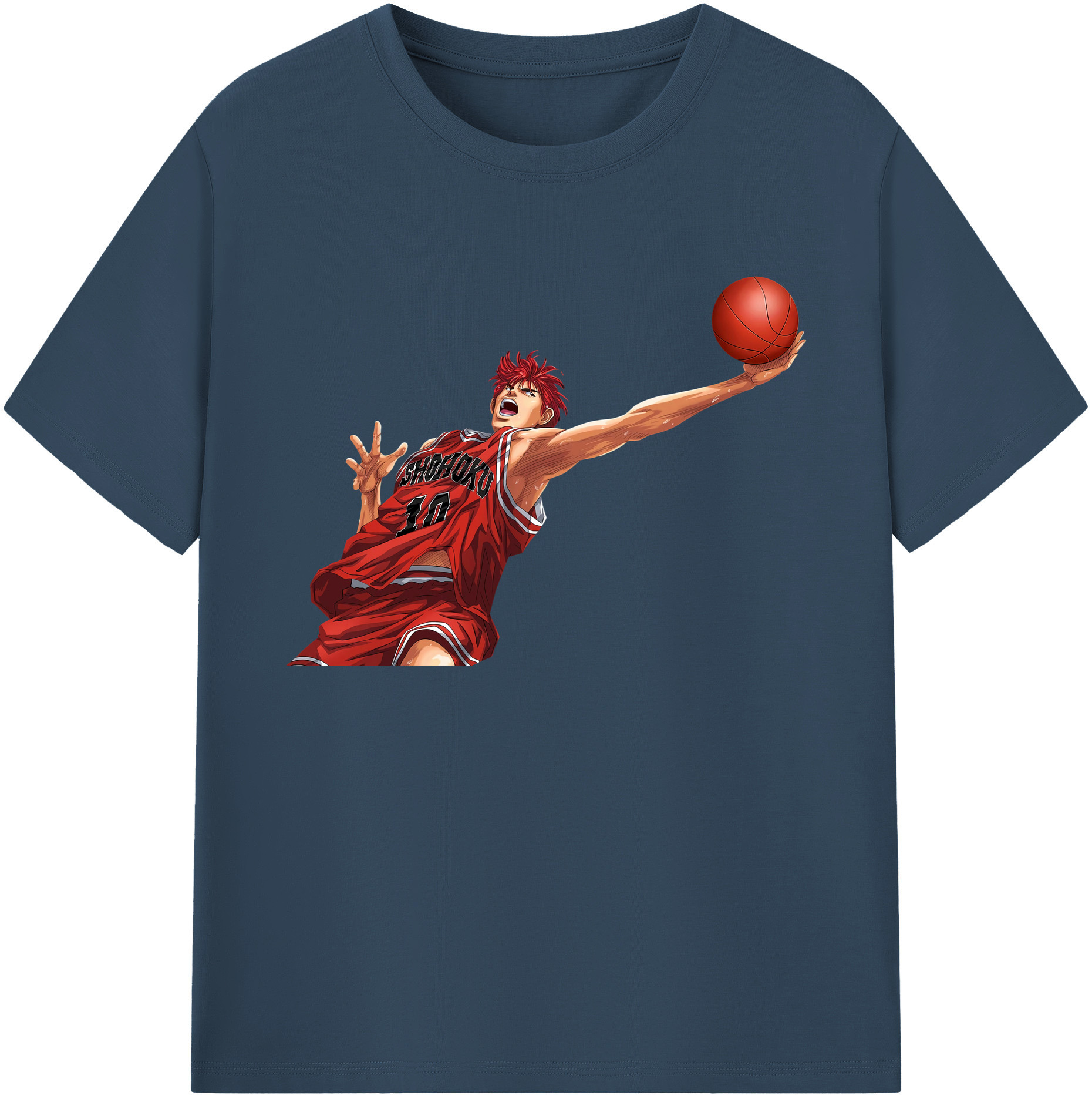 （画像用） SLAM DUNK／スラムダンク 綿100％ メンズ半袖Tシャツ｜肌触りやわらか＆通気性