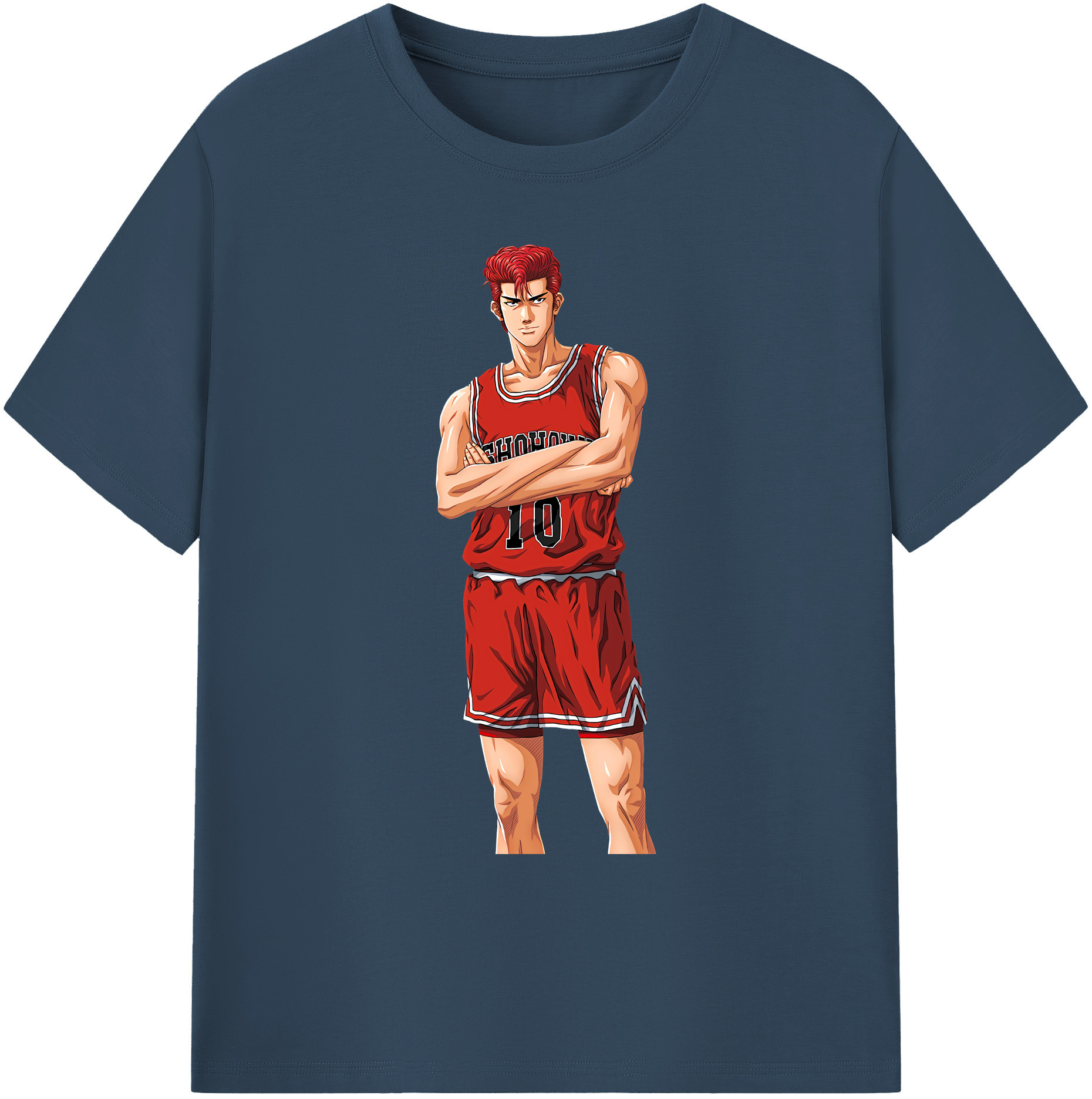 （画像用） SLAM DUNK／スラムダンク 綿100％ メンズ半袖Tシャツ｜肌触りやわらか＆通気性