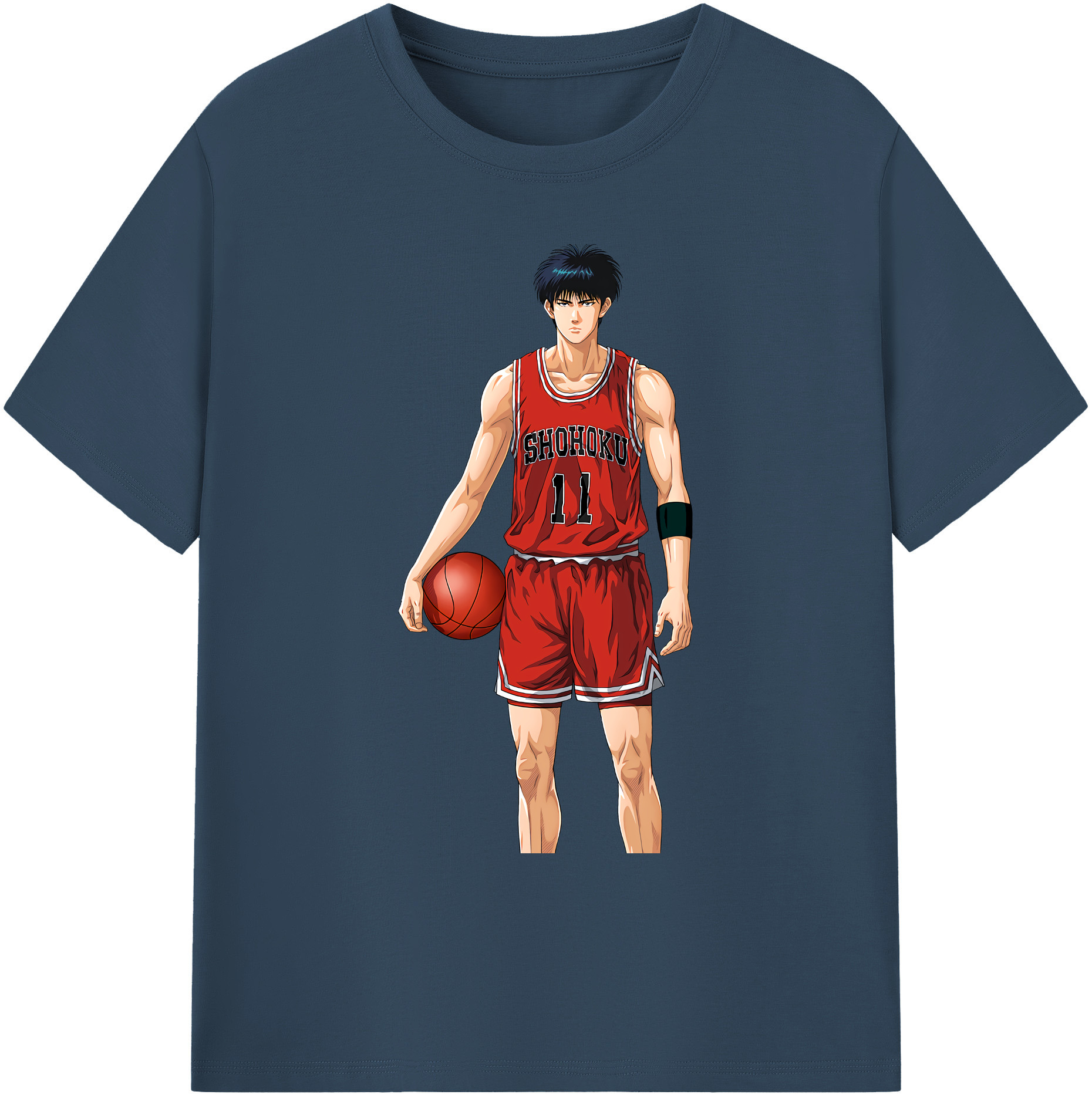 （画像用） SLAM DUNK／スラムダンク 綿100％ メンズ半袖Tシャツ｜肌触りやわらか＆通気性