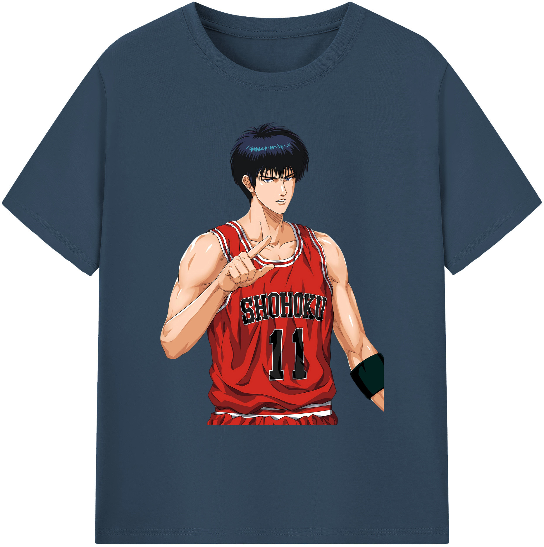 （画像用） SLAM DUNK／スラムダンク 綿100％ メンズ半袖Tシャツ｜肌触りやわらか＆通気性