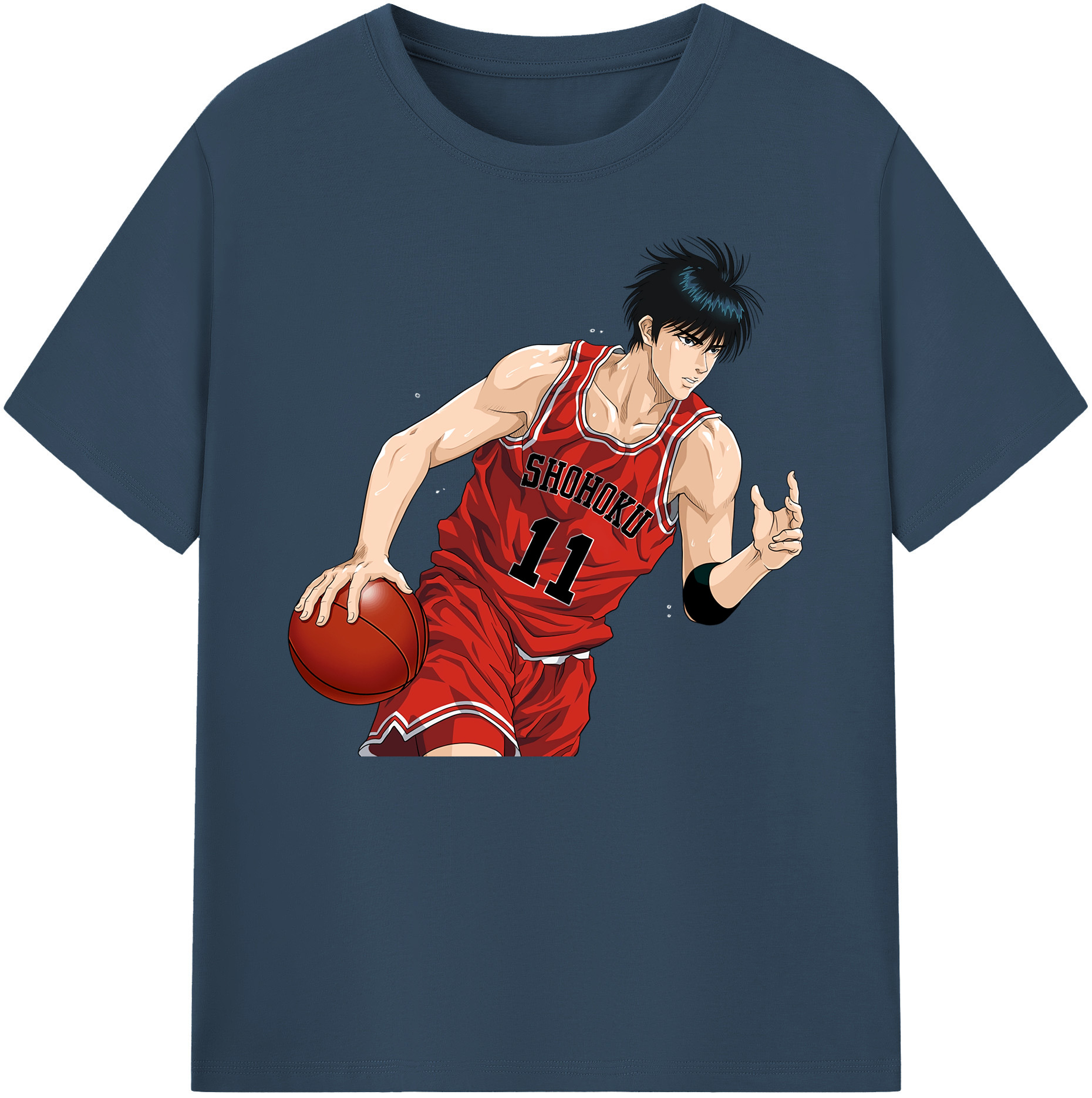 （画像用） SLAM DUNK／スラムダンク 綿100％ メンズ半袖Tシャツ｜肌触りやわらか＆通気性