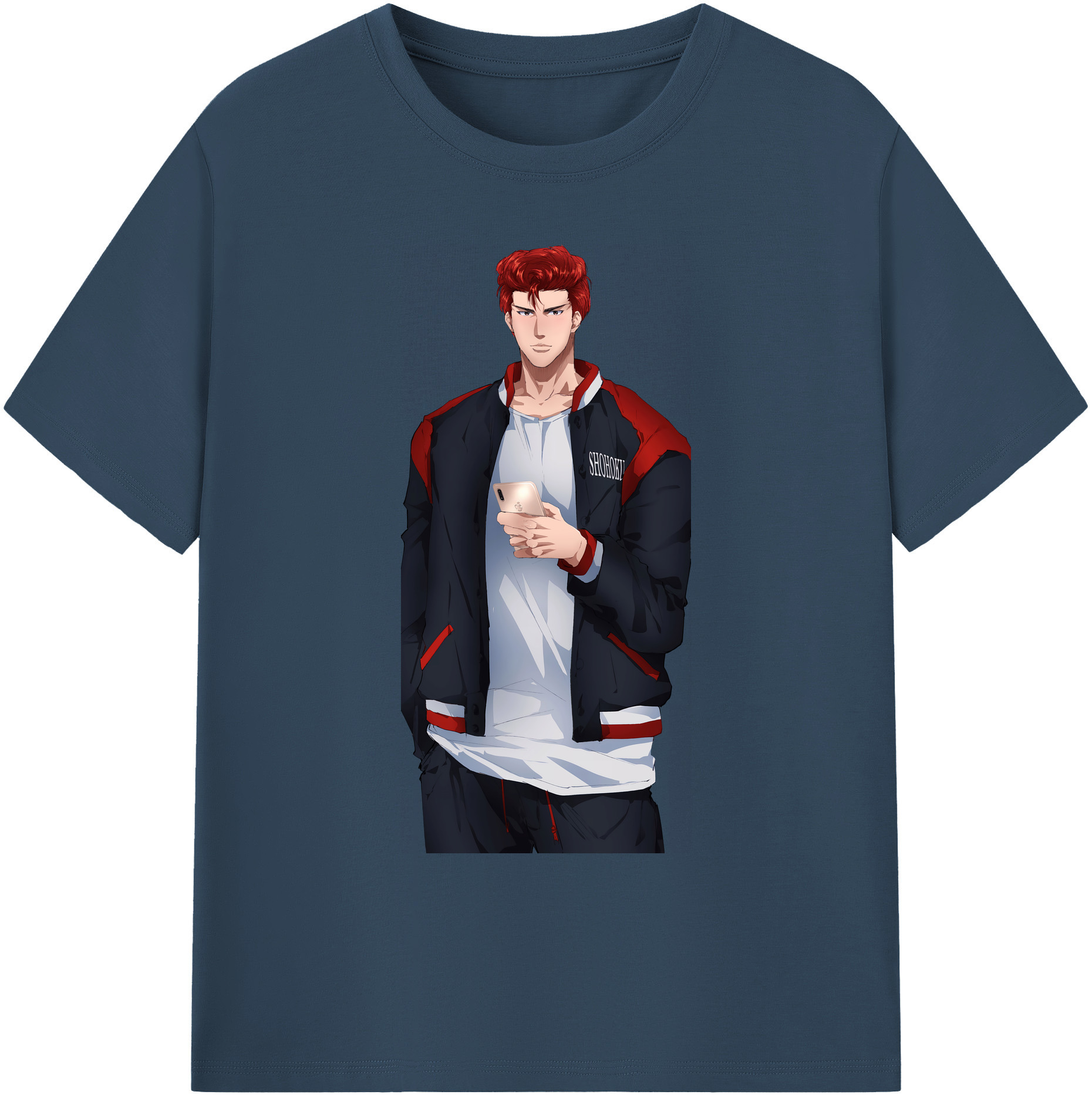 （画像用） SLAM DUNK／スラムダンク 綿100％ メンズ半袖Tシャツ｜肌触りやわらか＆通気性